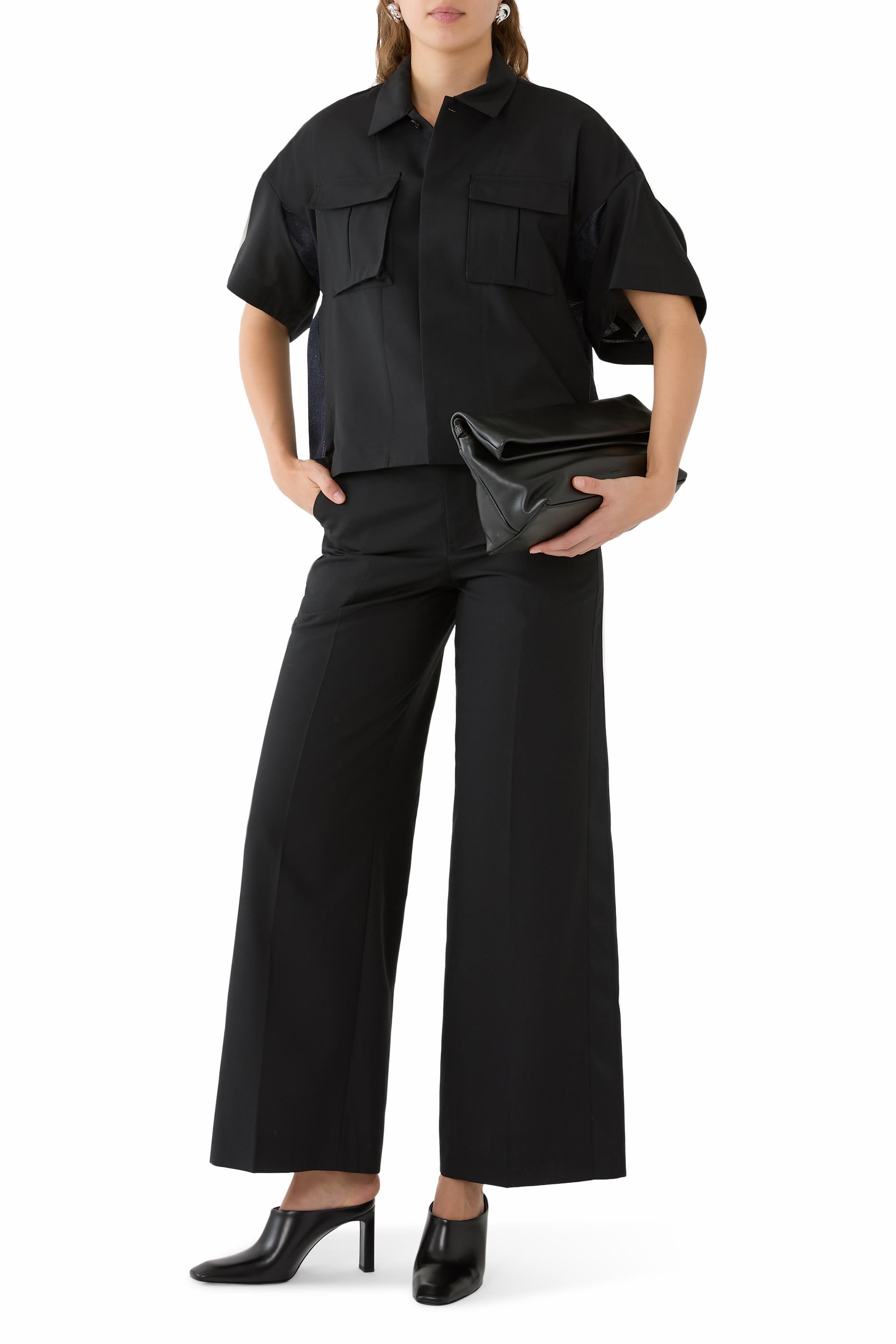 تيشيرت دنيم وقماش بدلات