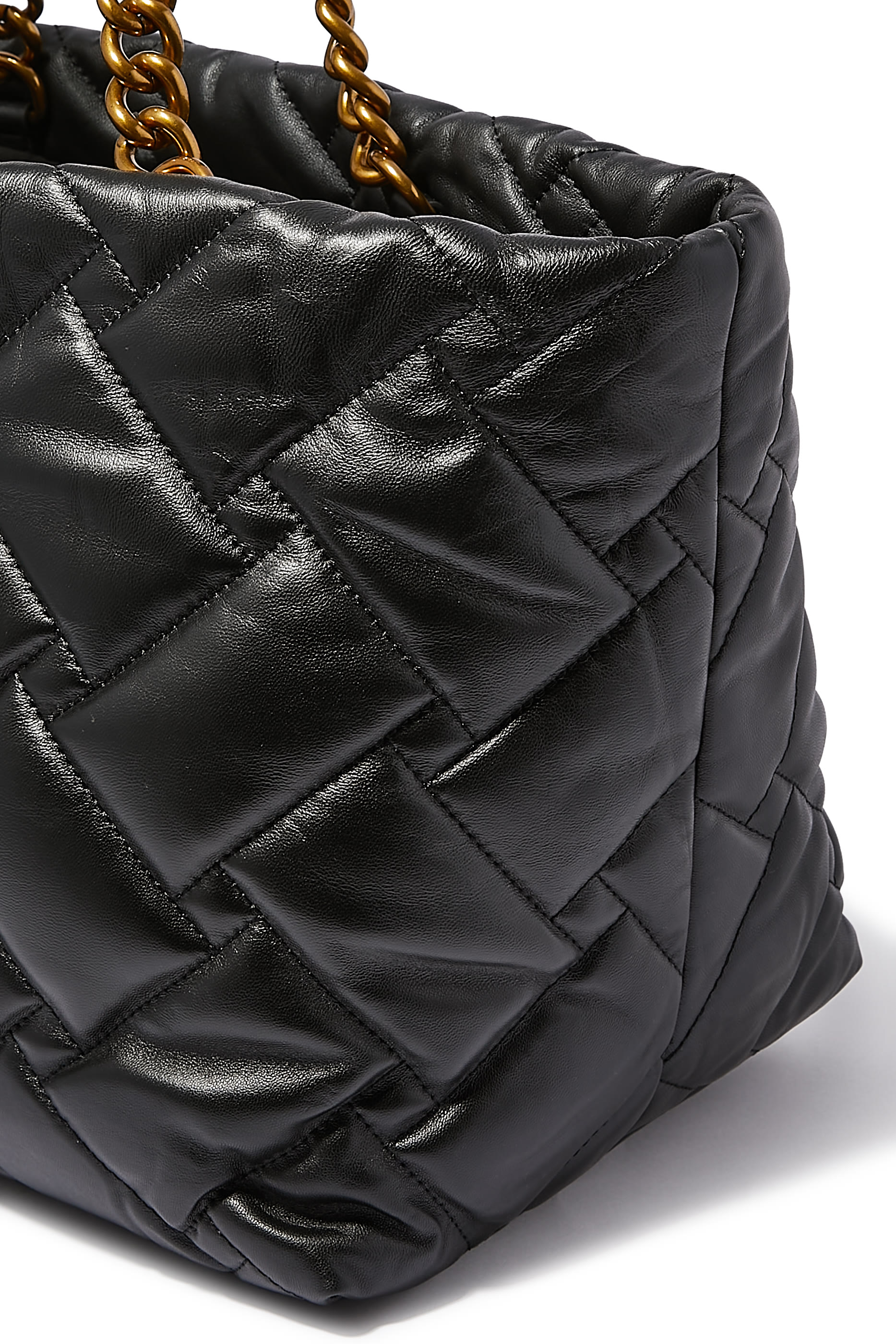 حقيبة يد كنسينغتون مبطنة كبيرة جلد