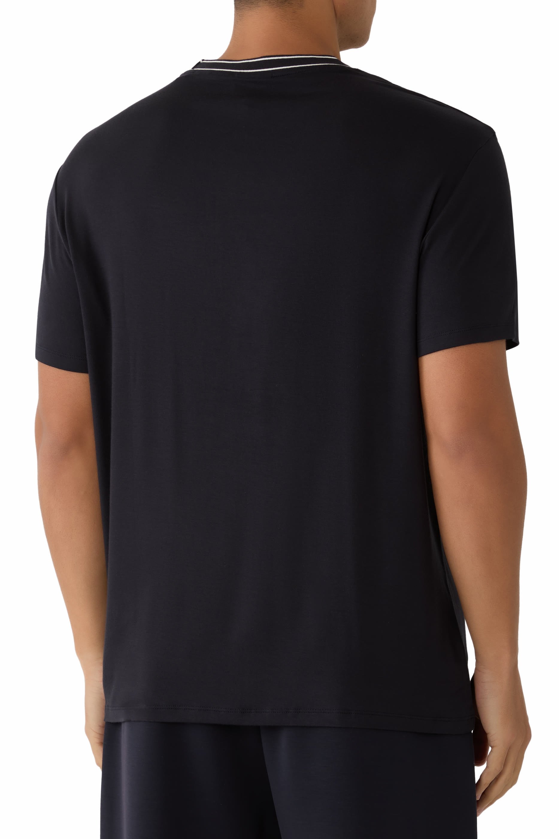 تيشيرت بشعار الماركة قطن جيرسيه