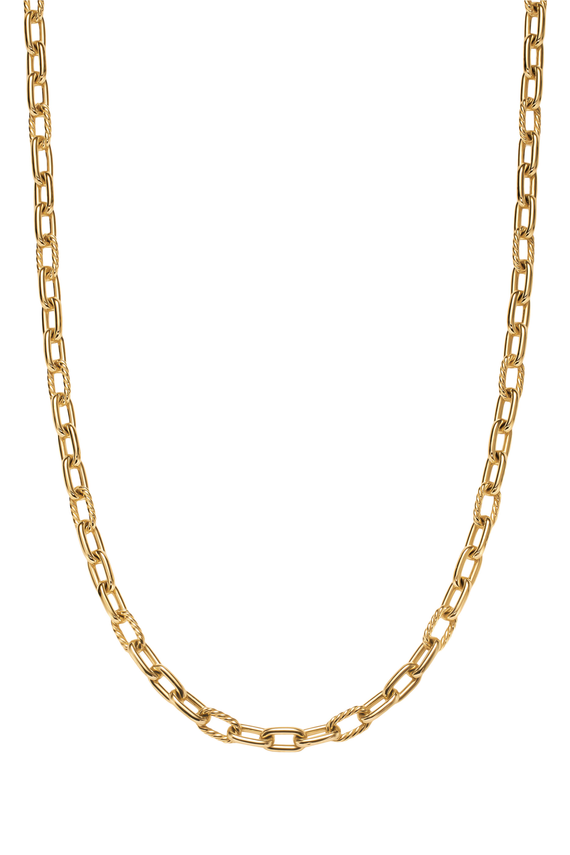 قلادة دي واي ماديسون بتصميم سلسلة، ذهب أصفر عيار 18