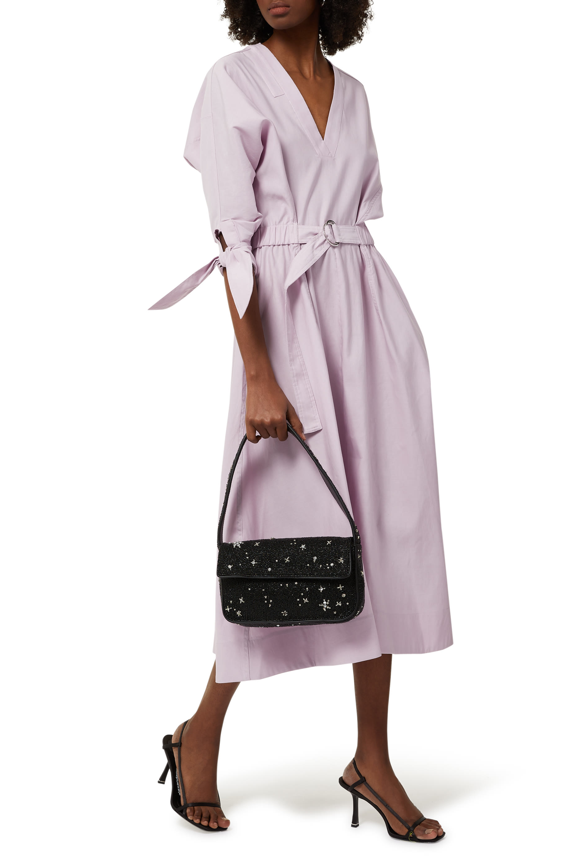 حقيبة كتف تومي مزينة بالخرز