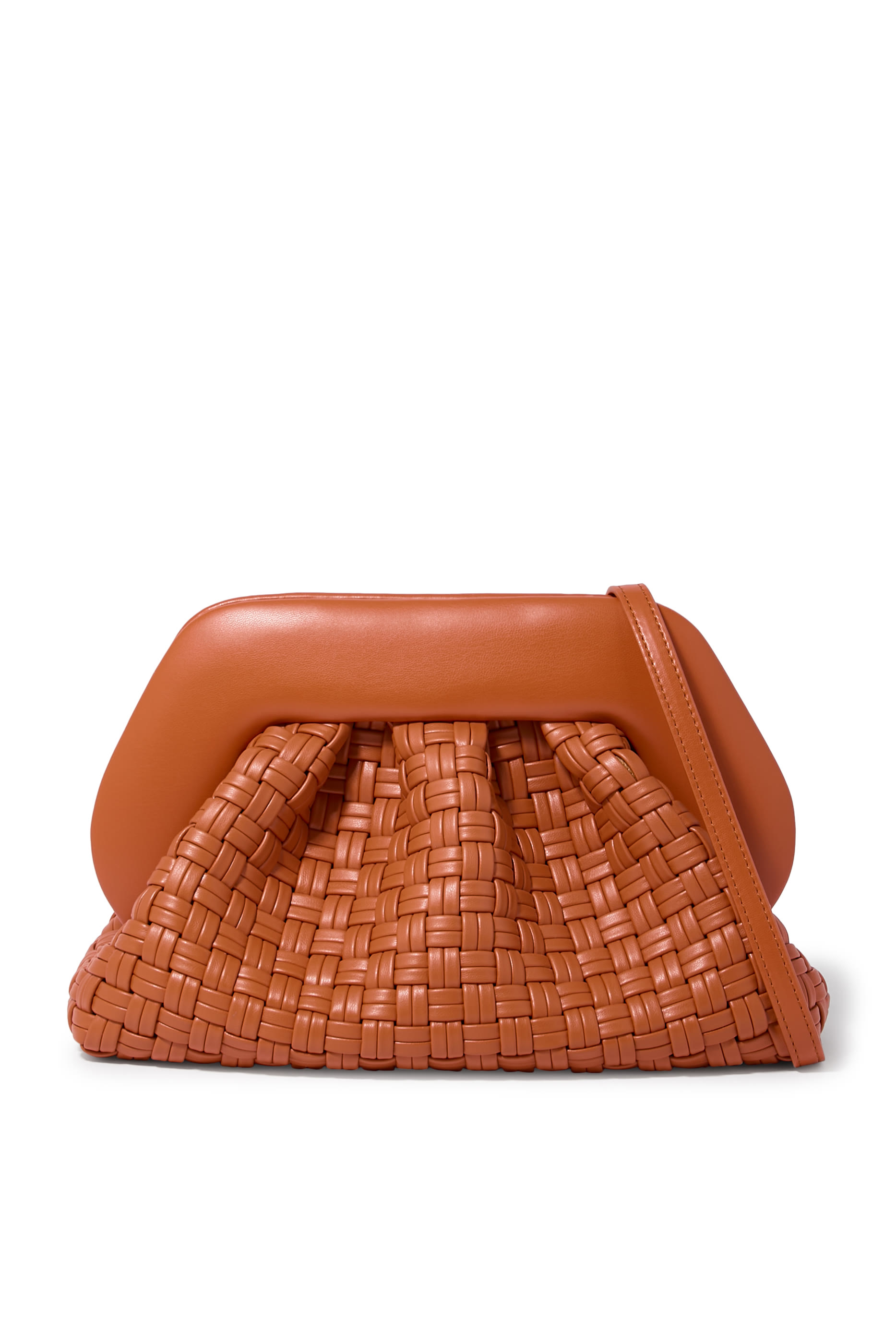 Tia Micro Weaved Clutch Bag 