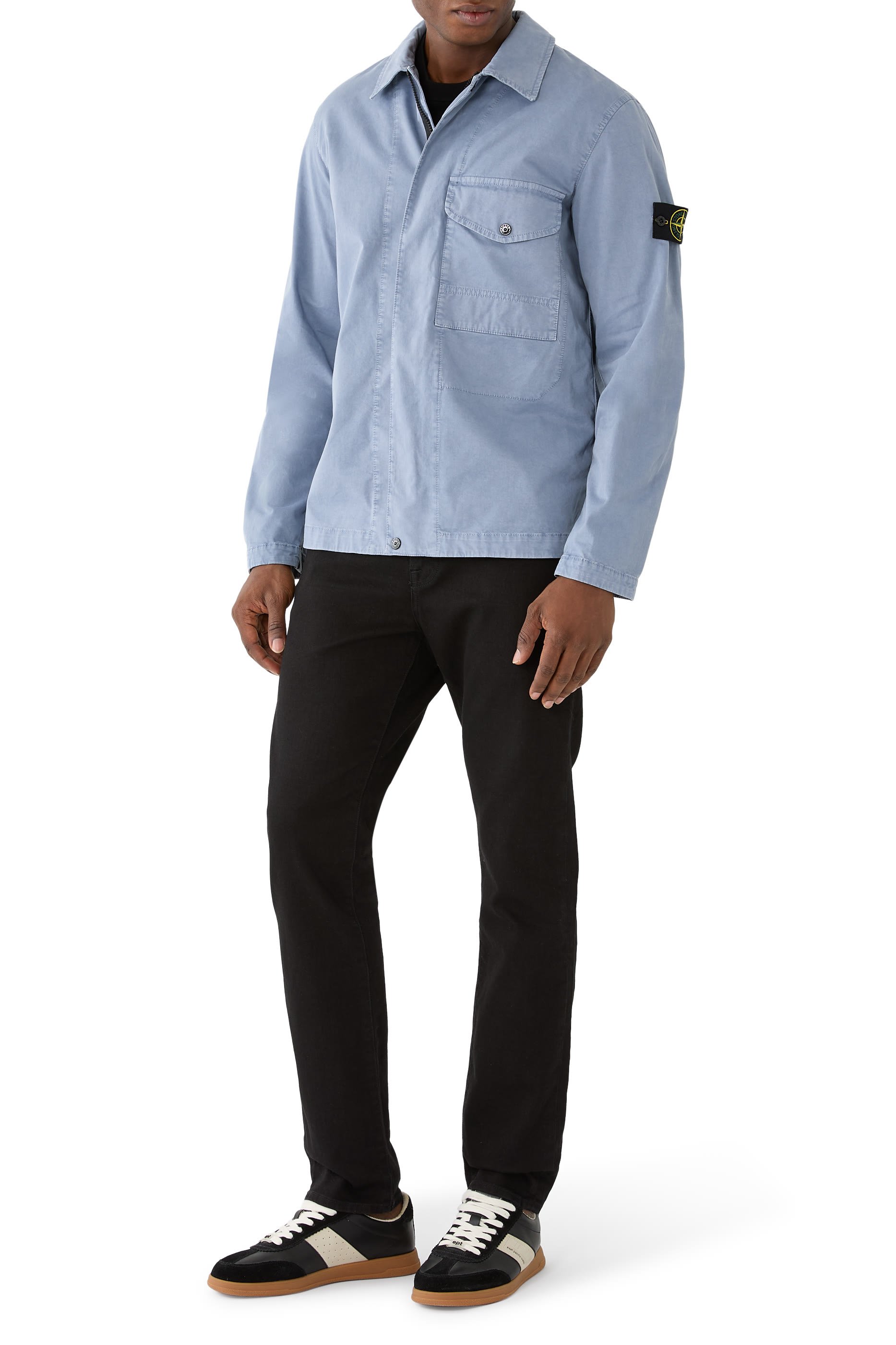 سترة قطن عضوي مطاطي تويل