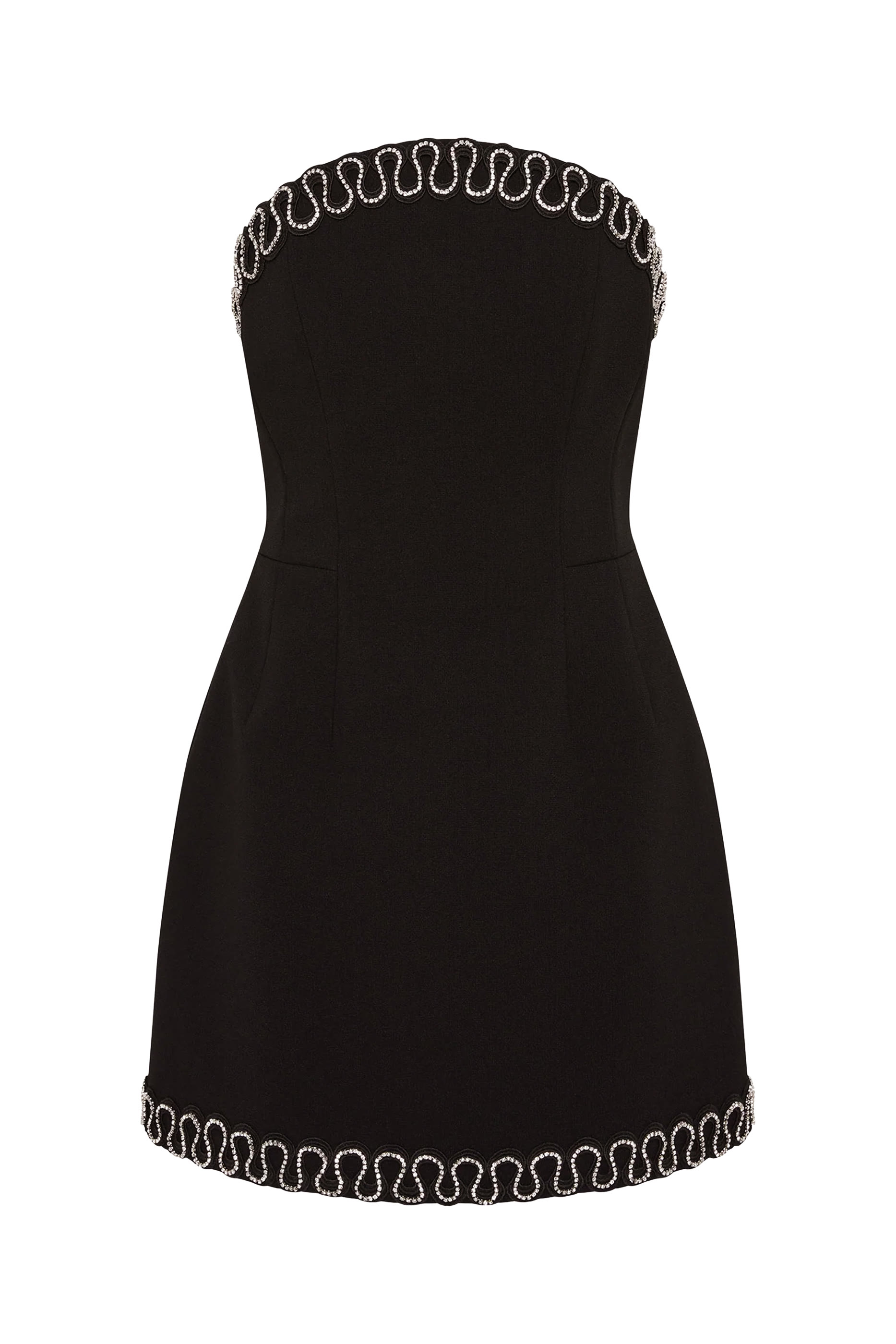 فستان نيكس قصير بلا حمالات