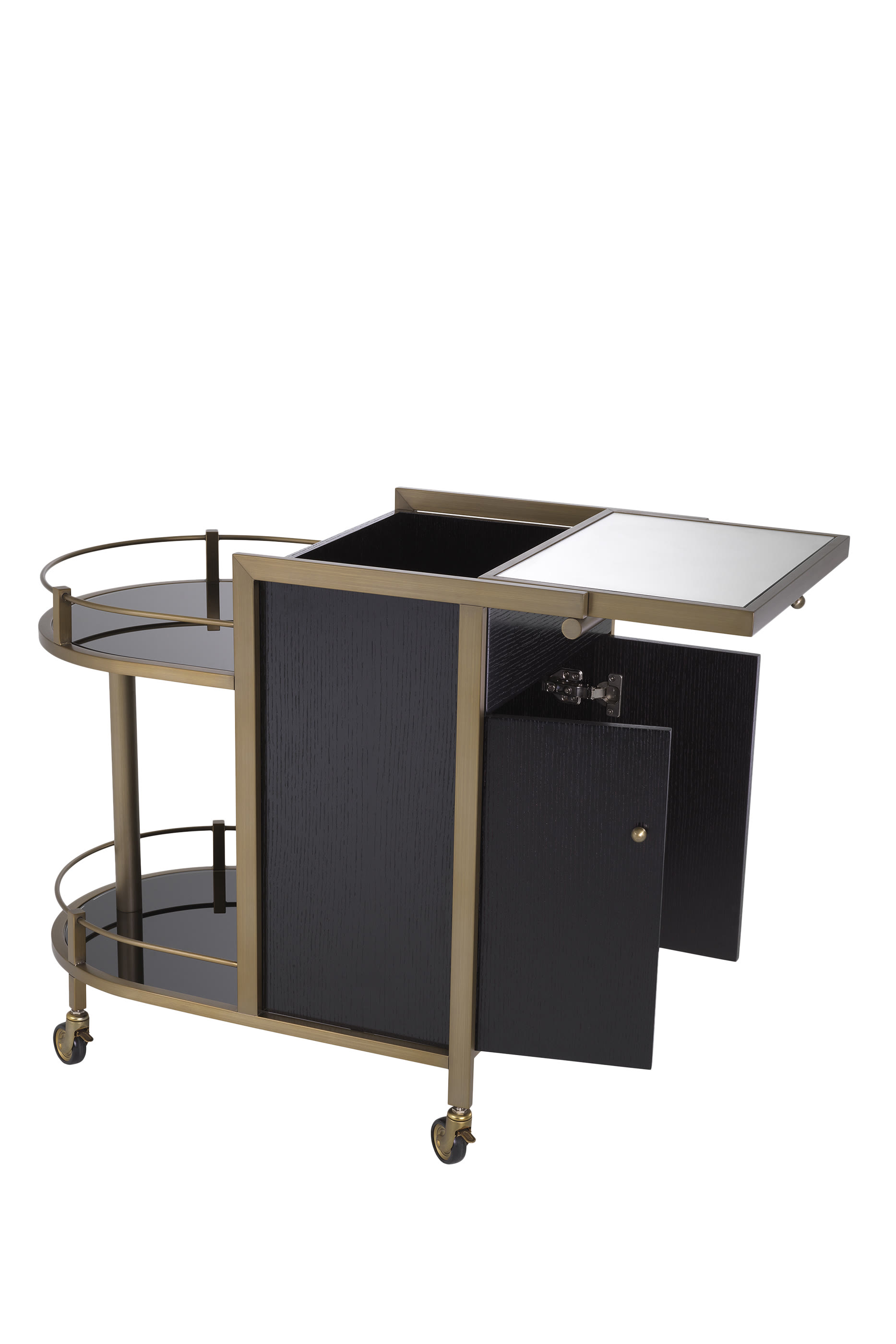 عربة ضيافة بيليني بعجلات