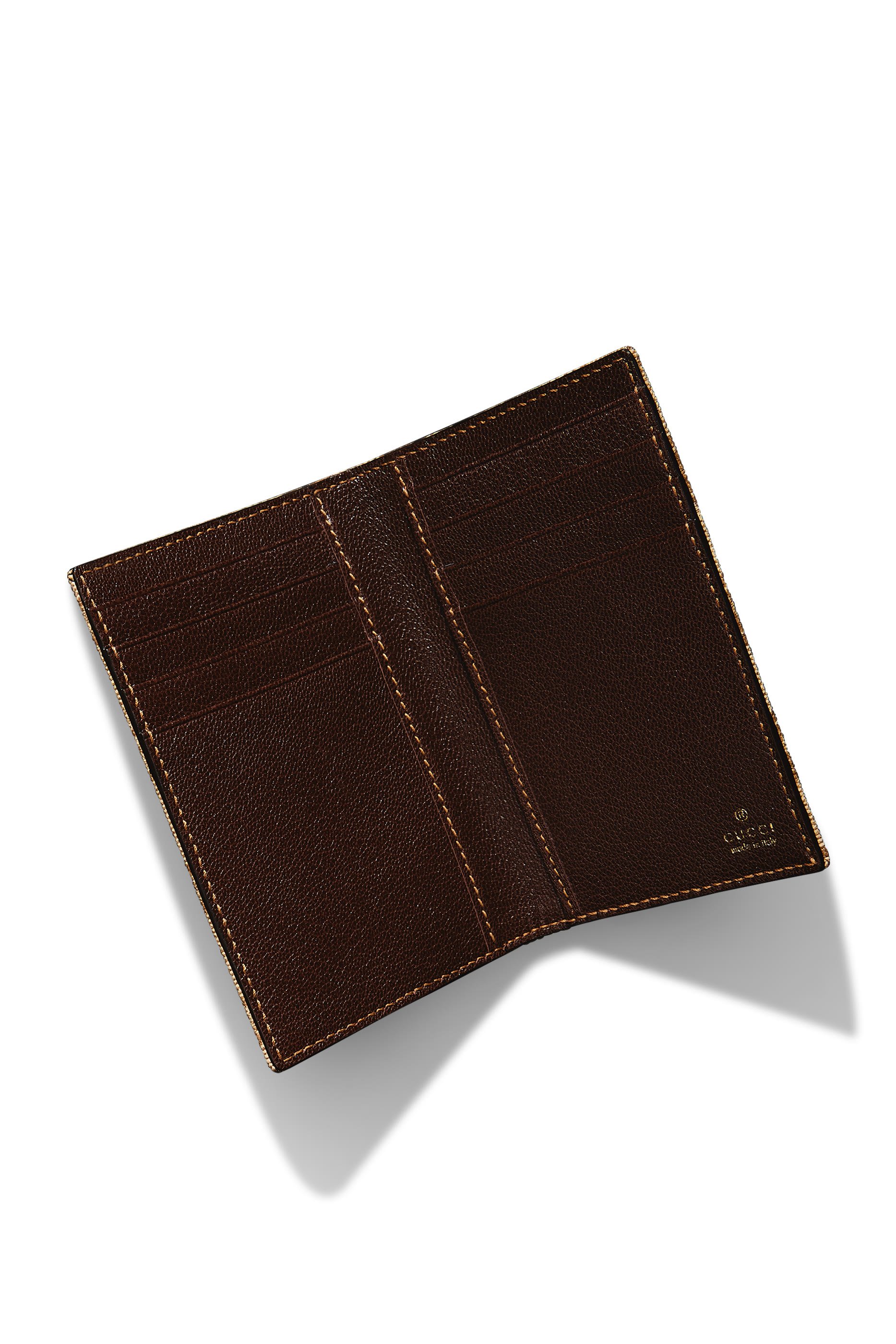 حافظة بطاقات بشعار الماركة