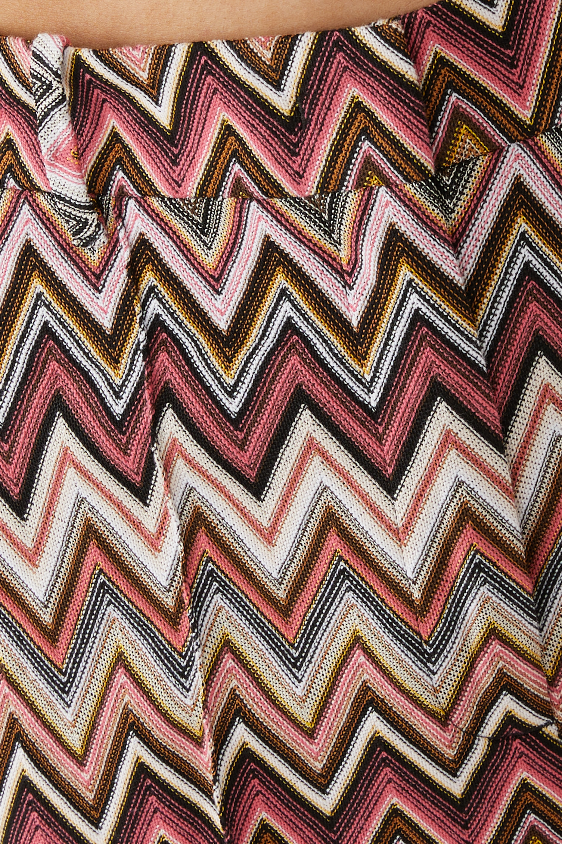 بنطال بقصة ملاءمة للجسم راشيل بنقشة خطوط متعرجة