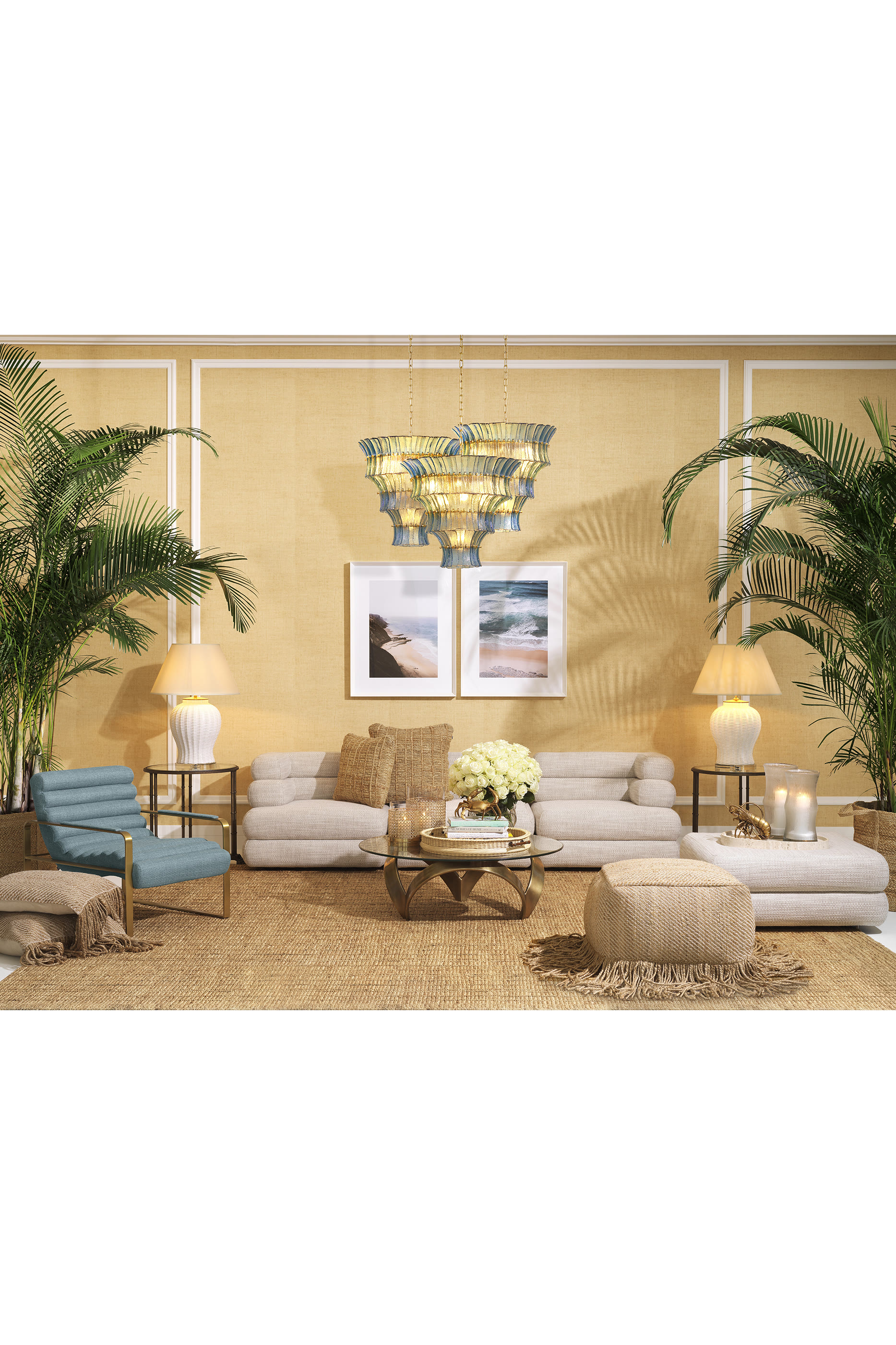 كنبة ميدل مالاجا ماديولر