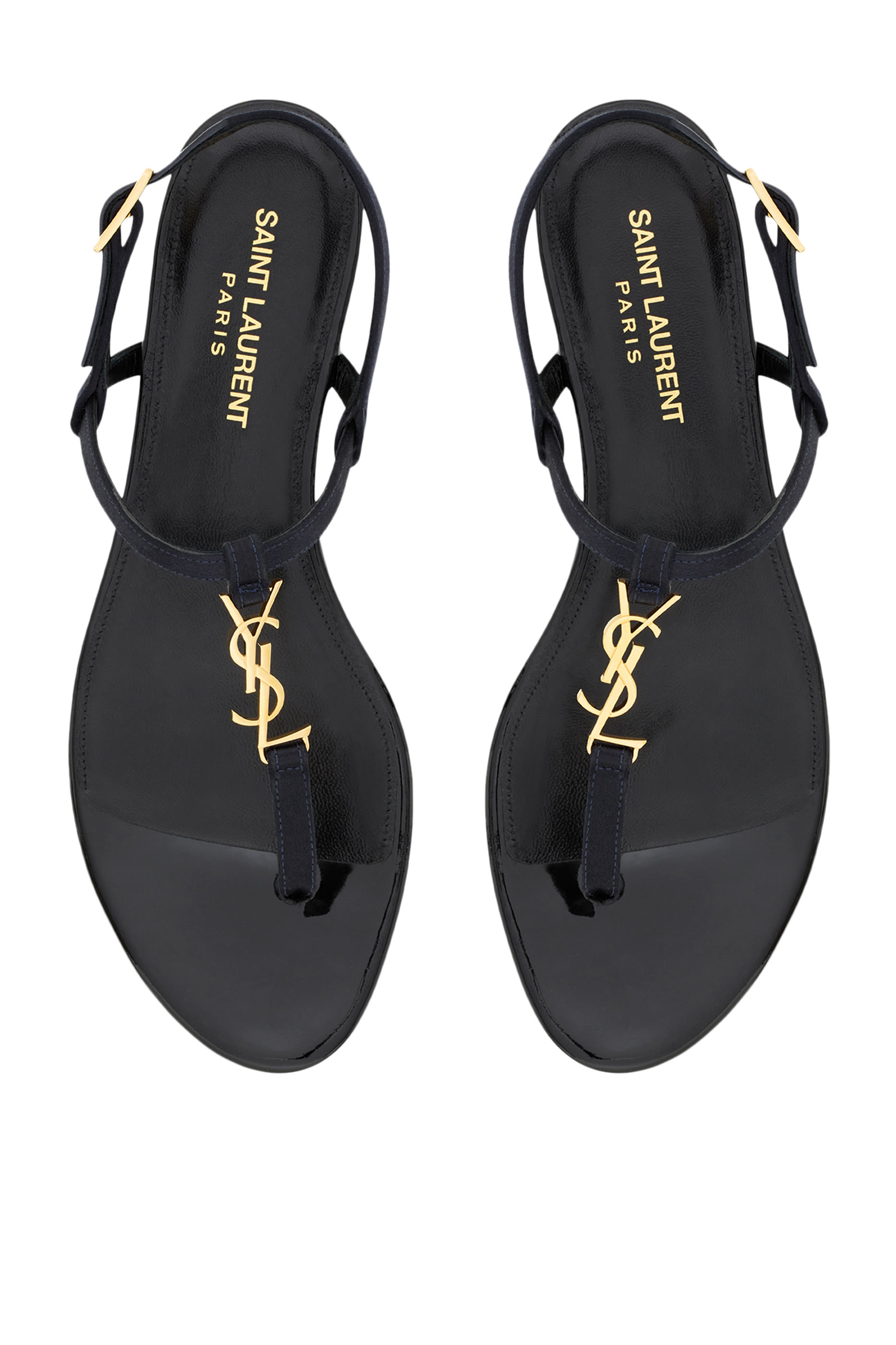 صندل كاساندرا ستان حريري بنعل مسطح