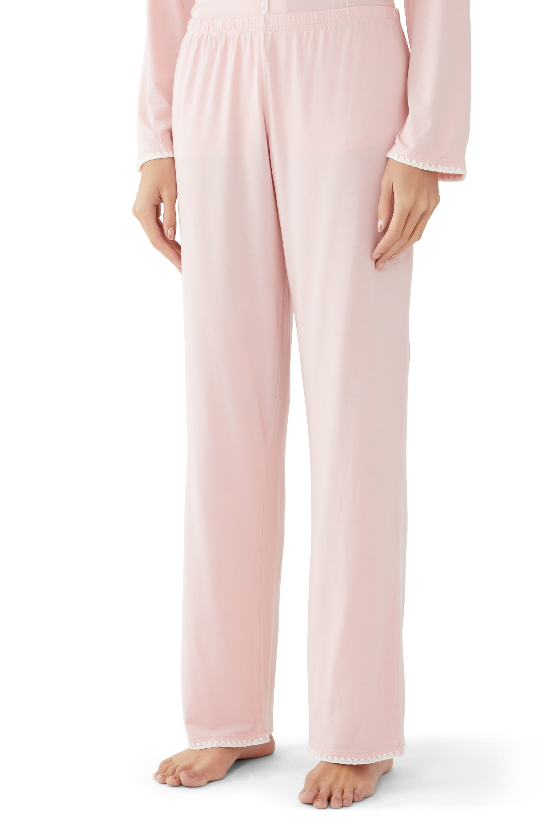 طقم بيجامة فريدا طويلة محاكة