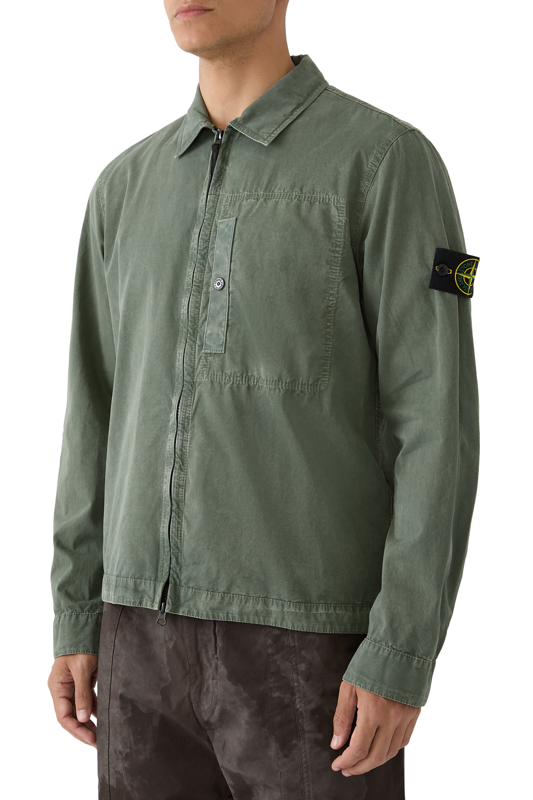 قميص بأكمام طويلة قطن عضوي