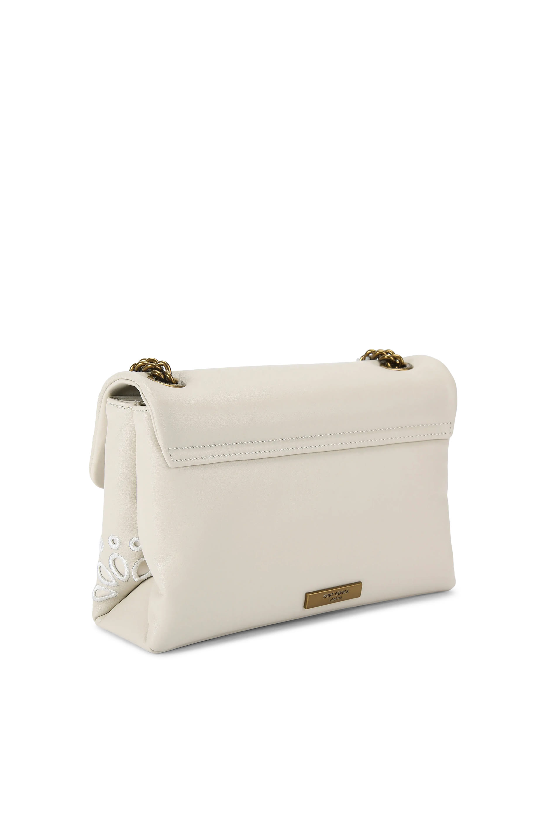 حقيبة كتف كنسينغتون متوسطة بزهور