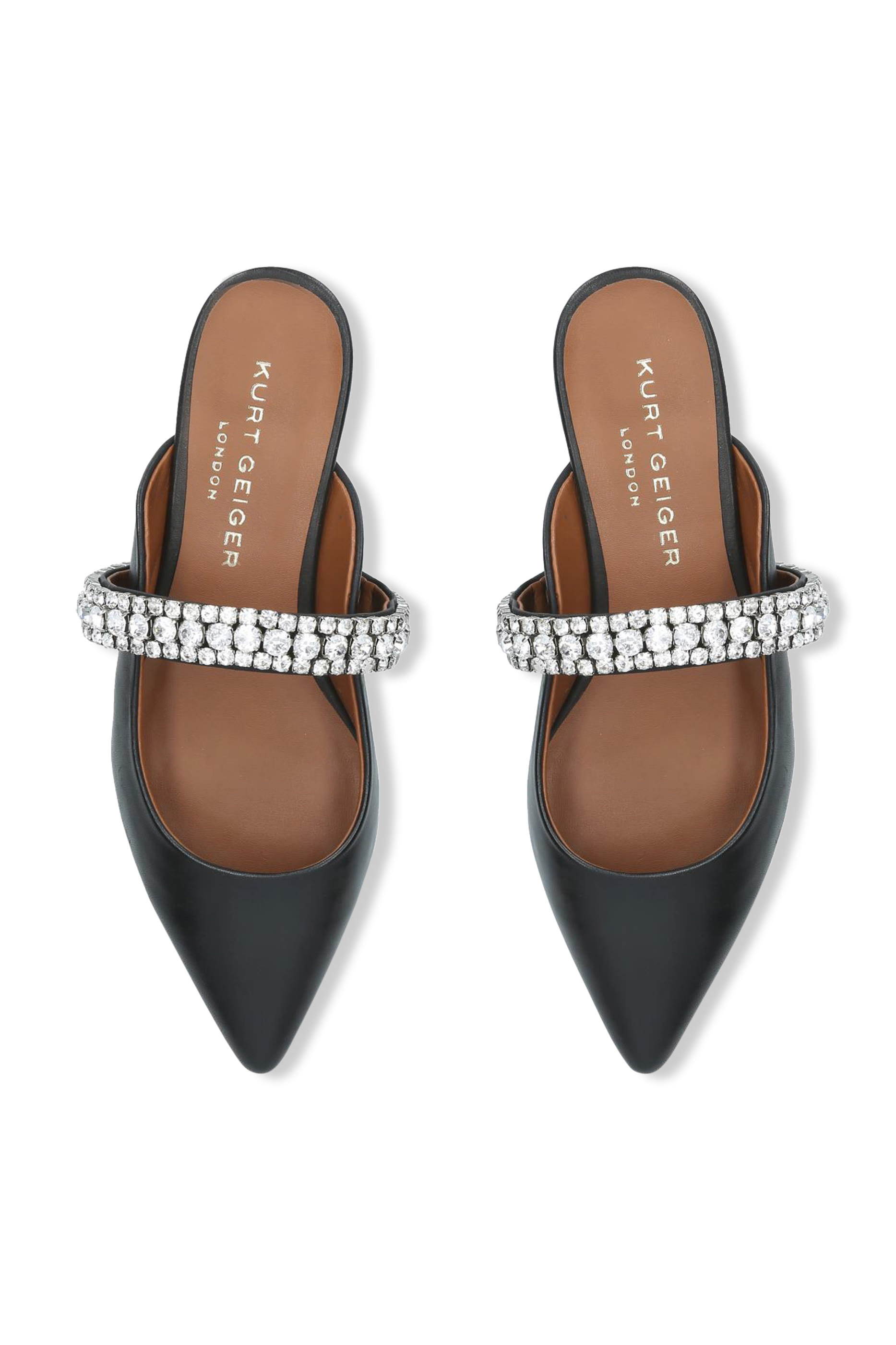 حذاء برينسلي مفتوح من الخلف جلد