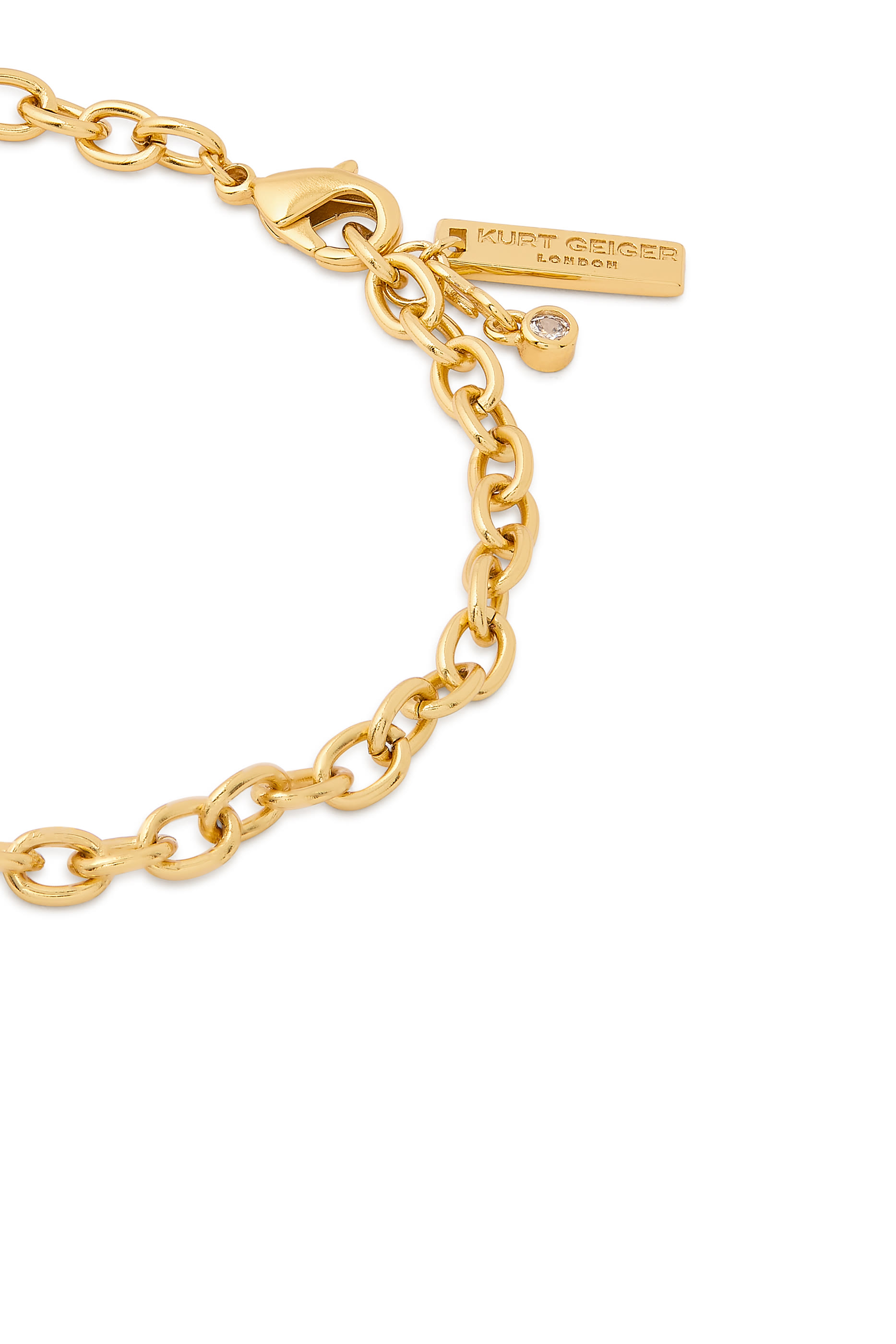 سوار بحلية بتصميم قلب مرصعة بالكريستال