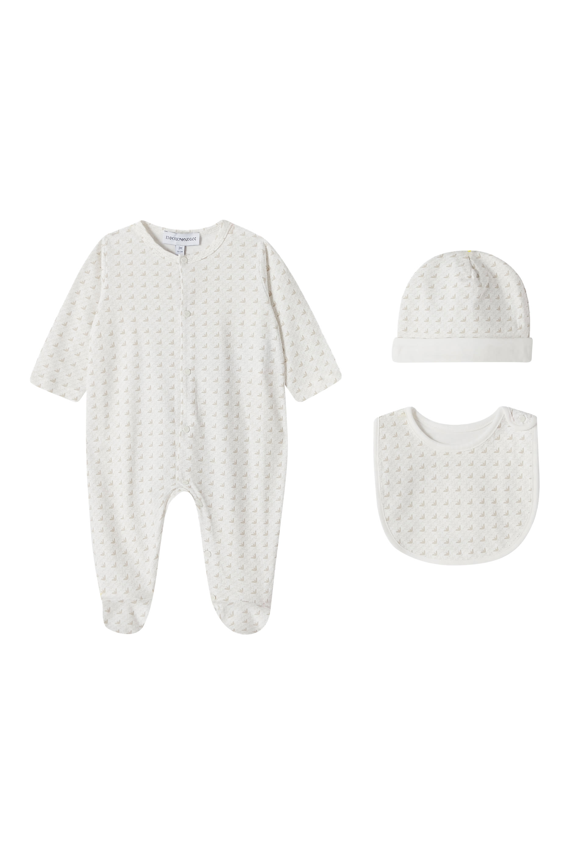 طقم بيجاما بنقشة شعار الماركة للأطفال