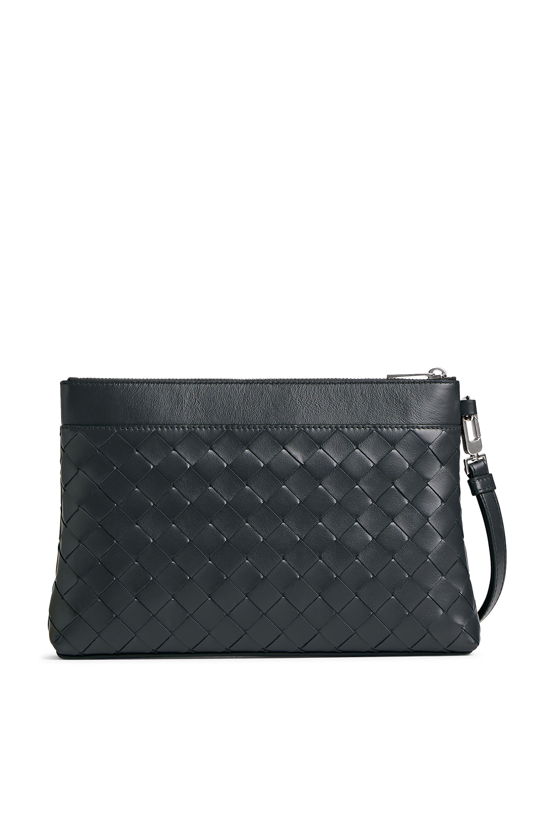 حقيبة صغيرة بريسم بتصميم مجدول