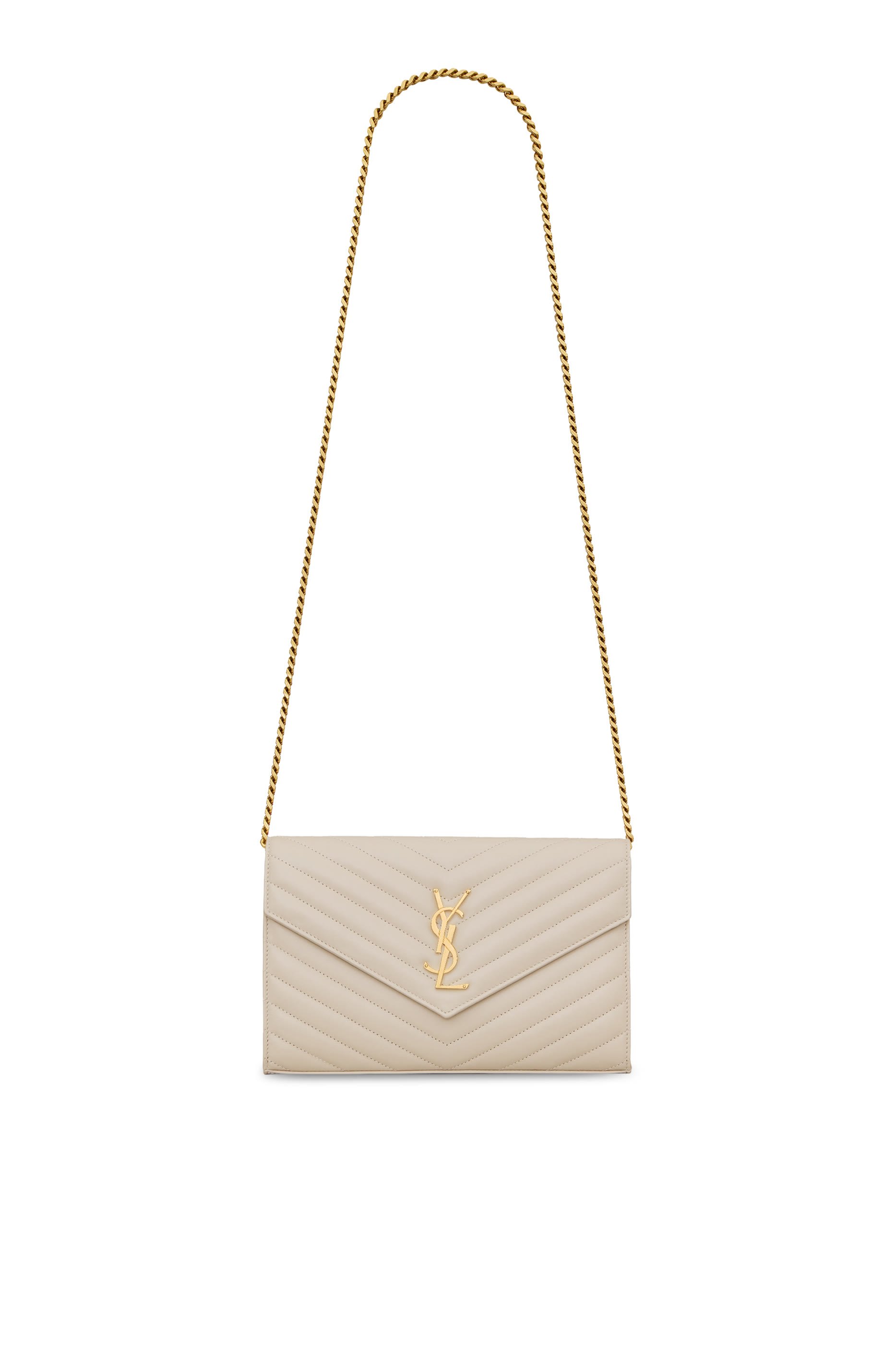 محفظة كاساندر بحمالة سلسلة جلد خروف