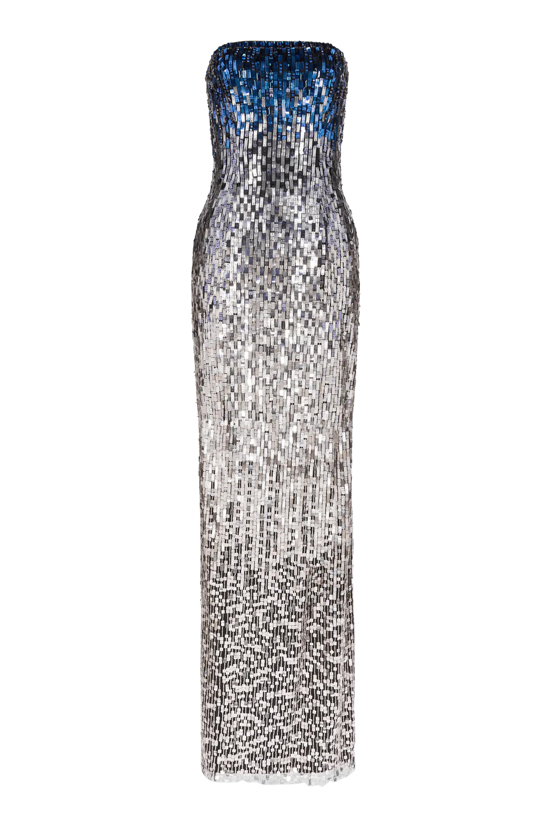 فستان سهرة لوسيل بلا حمالات