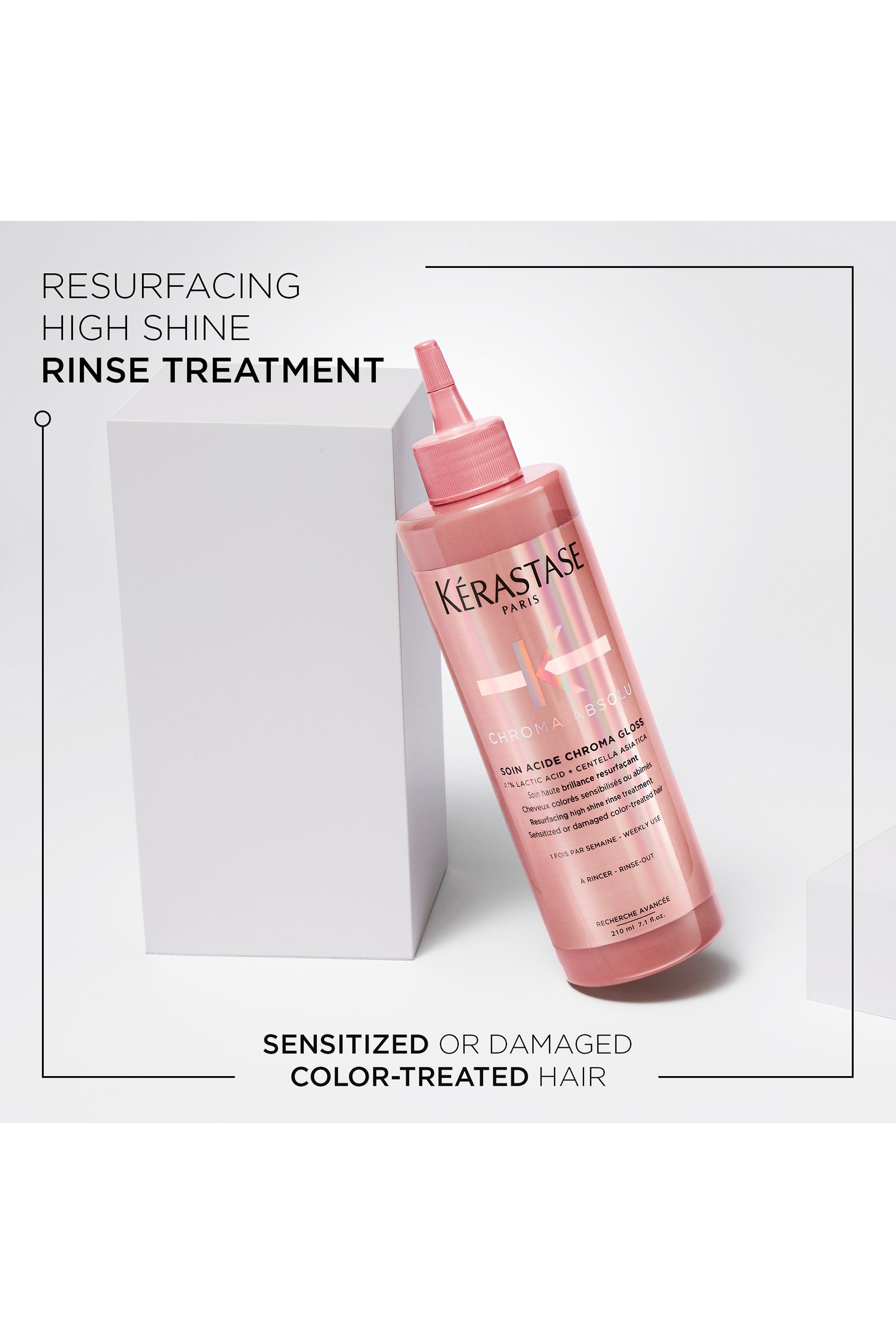 مستحضر علاجي كروما أبسولو بحمض لتلميع الشعر