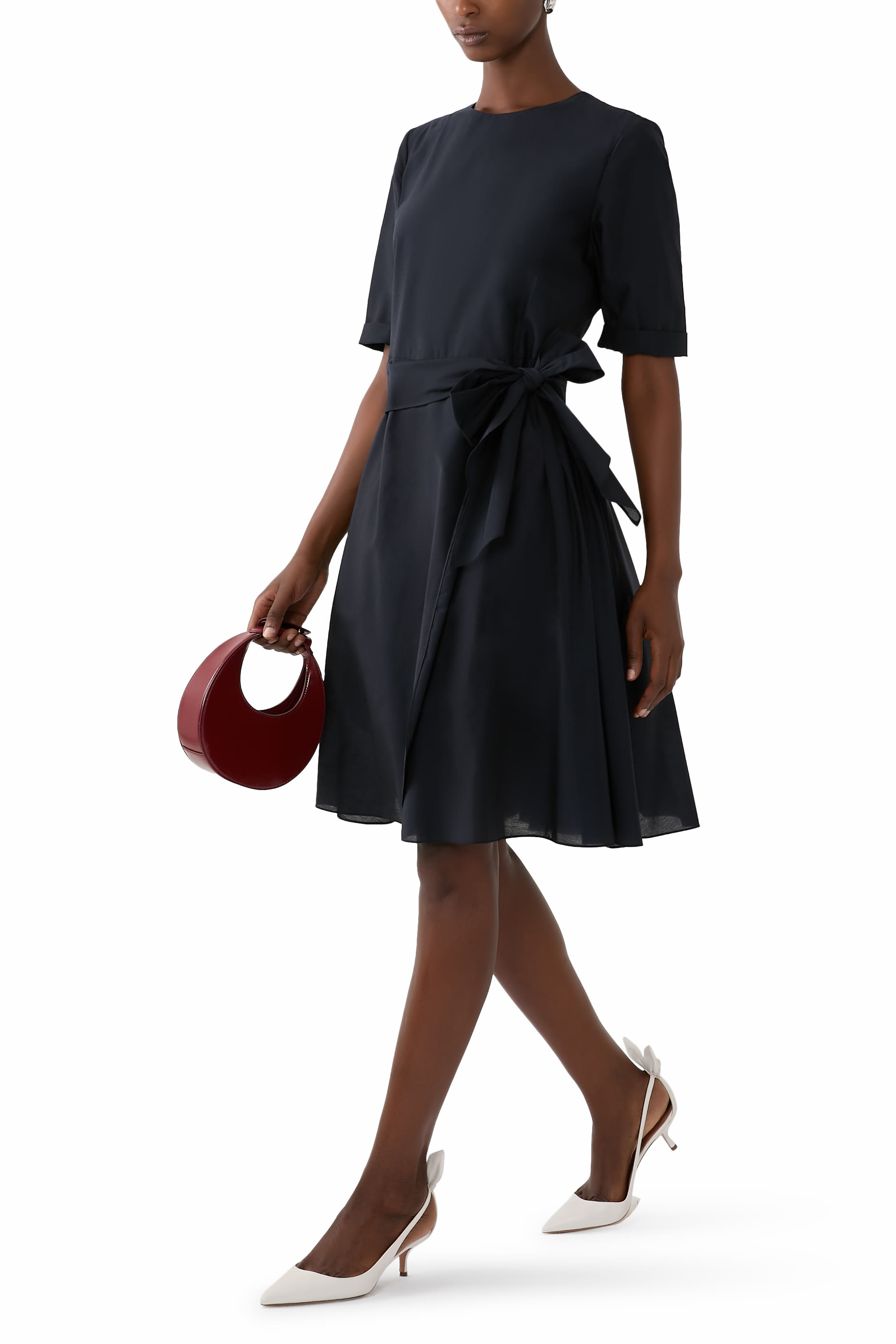 فستان آيكون قصير برباط جانبي