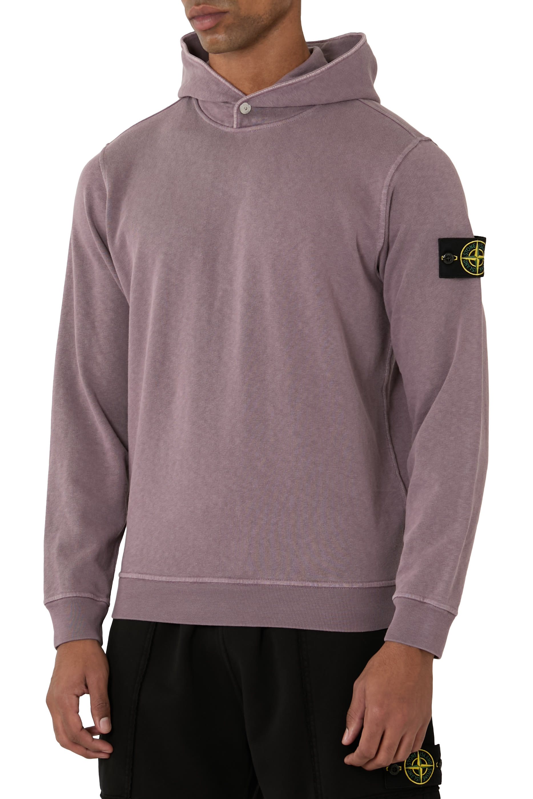 Logo Old Effect Hooded Sweatshirt