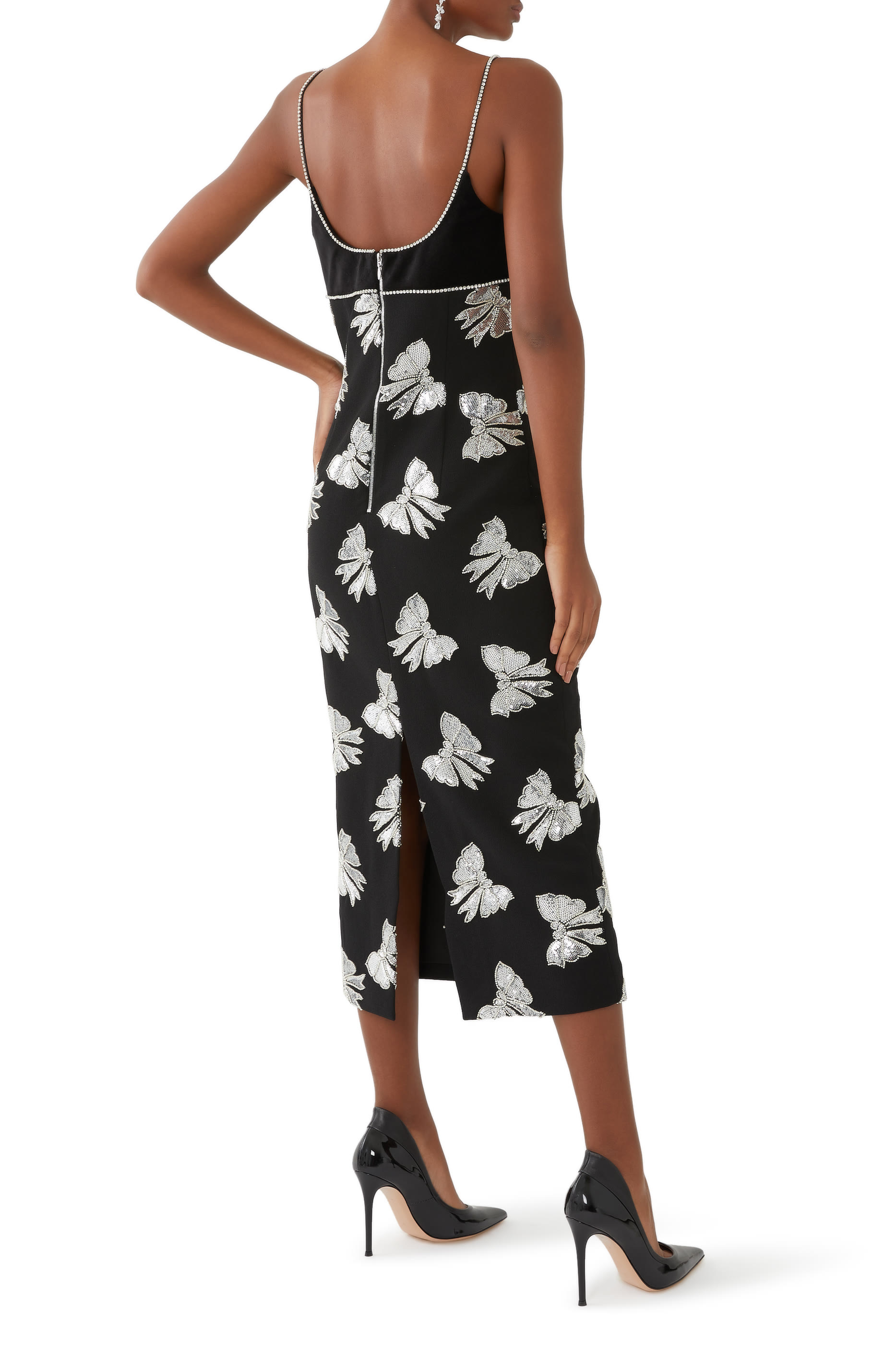 فستان إكس نيكي هيلتون فالور متوسط الطول