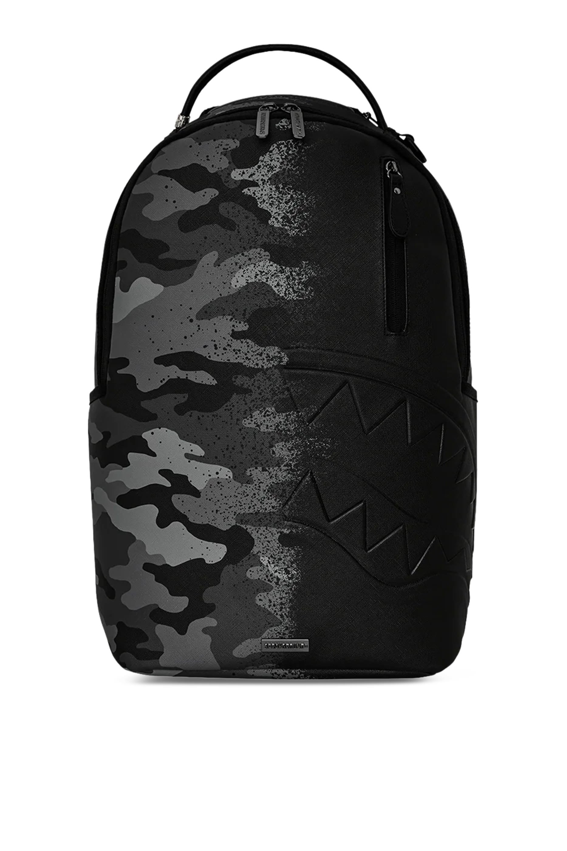 حقيبة ظهر دي ال اكس اس في بنقشة طلاء بخاخ وتصميم مقسم