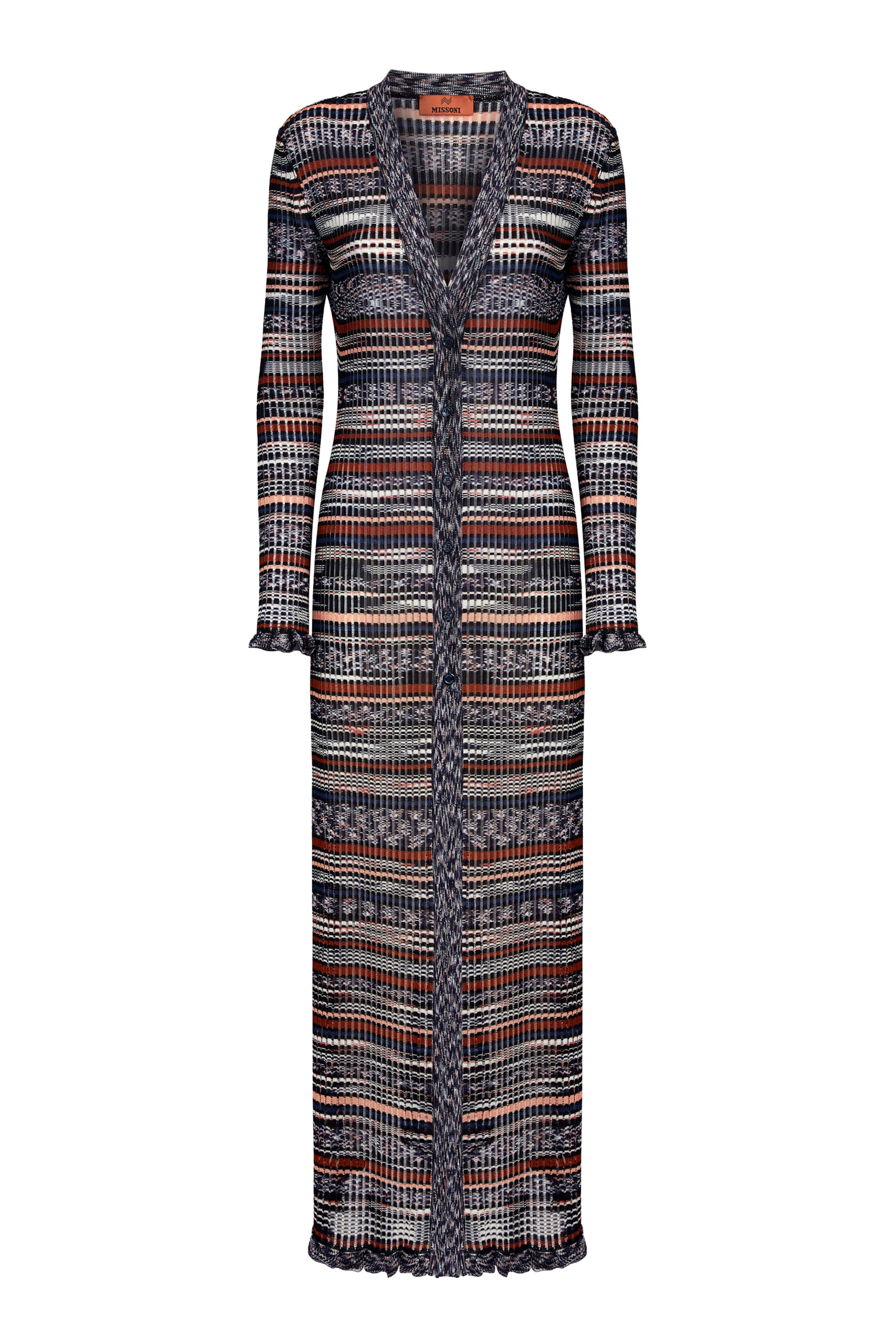 كارديجان طويل مضلع