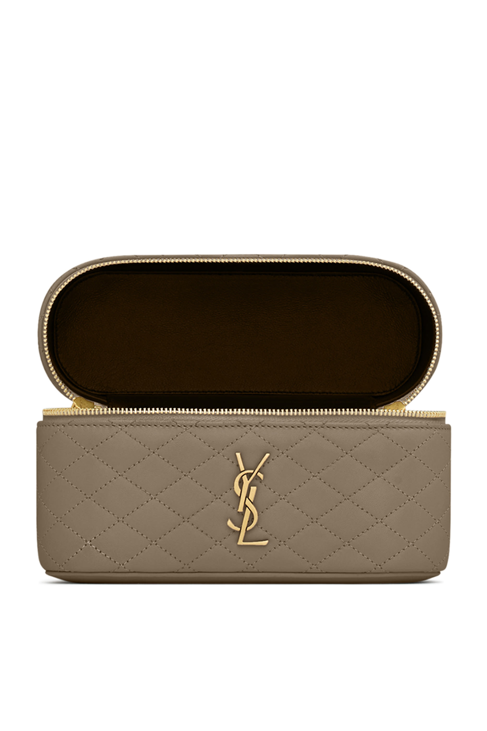 حقيبة مستحضرات تجميل غابي جلد خروف