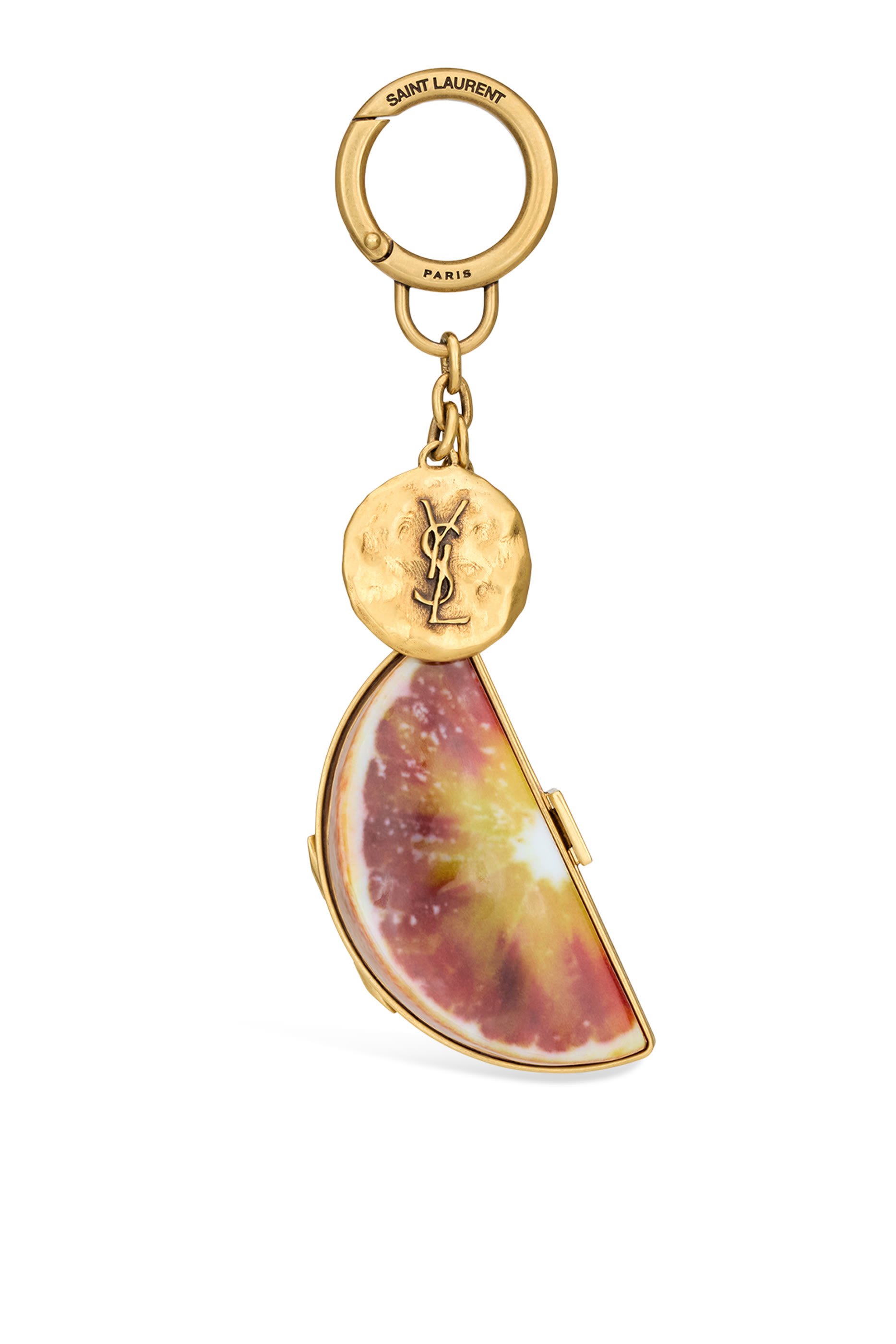 سلسلة مفاتيح بتصميم برتقال