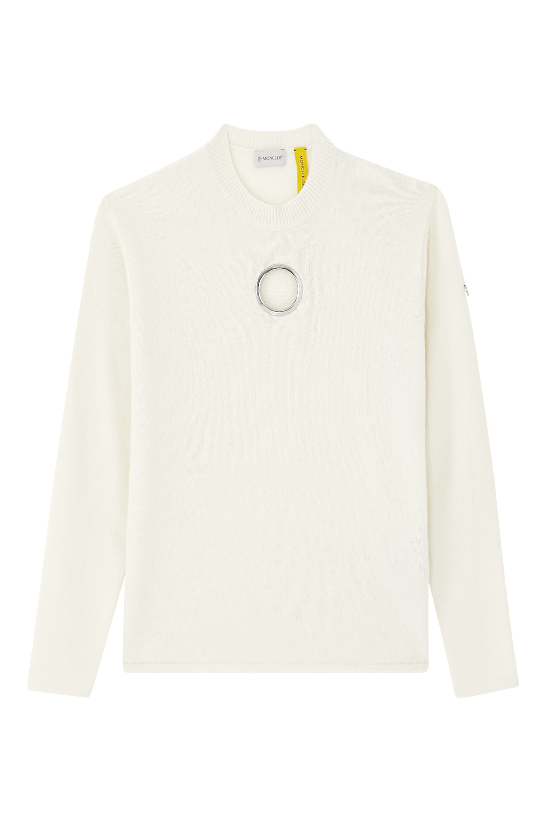 بلوزة منسوجة بتفاصيل ثقب