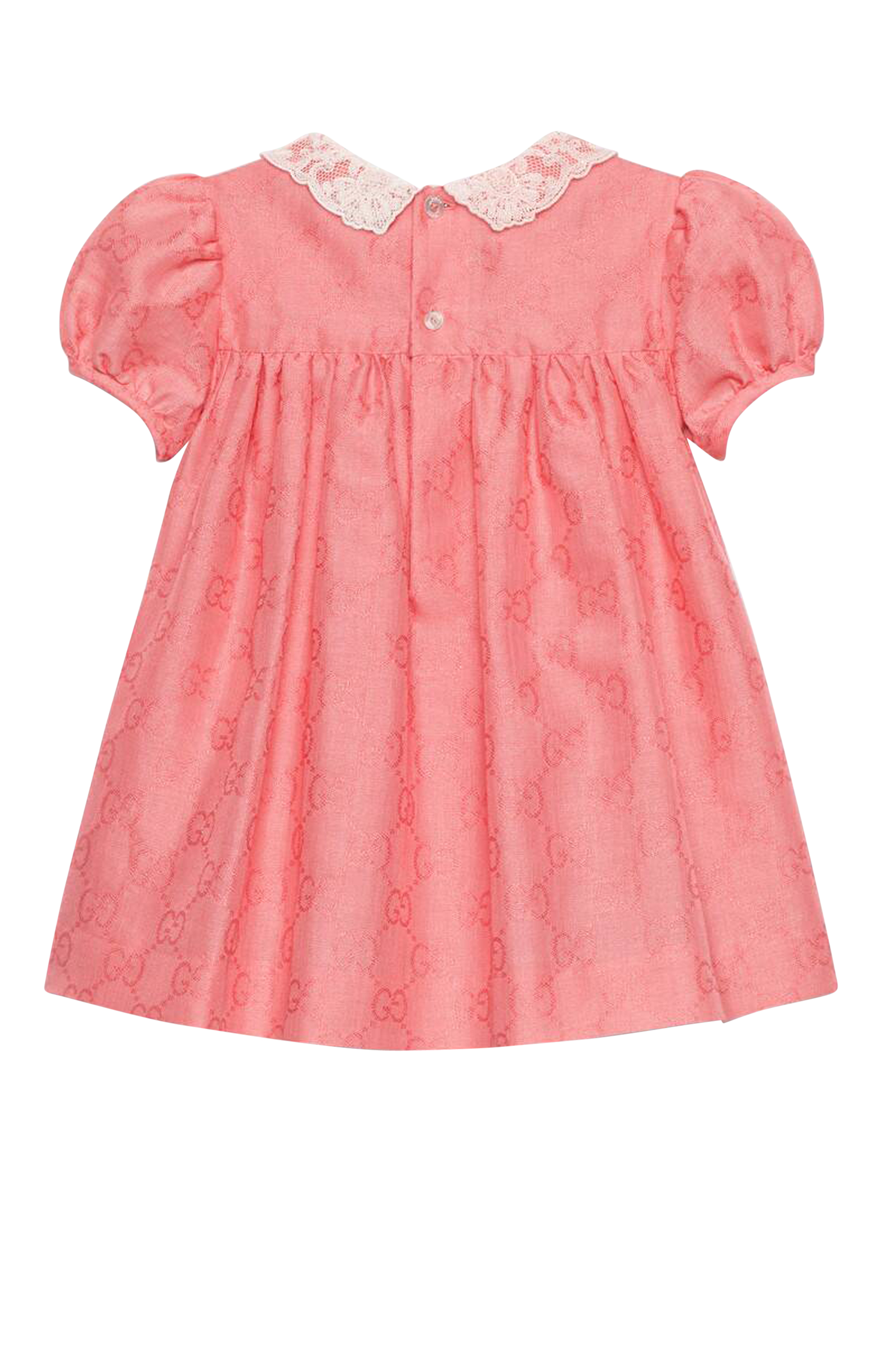 فستان قطن جاكار بنقشة حرفي GG