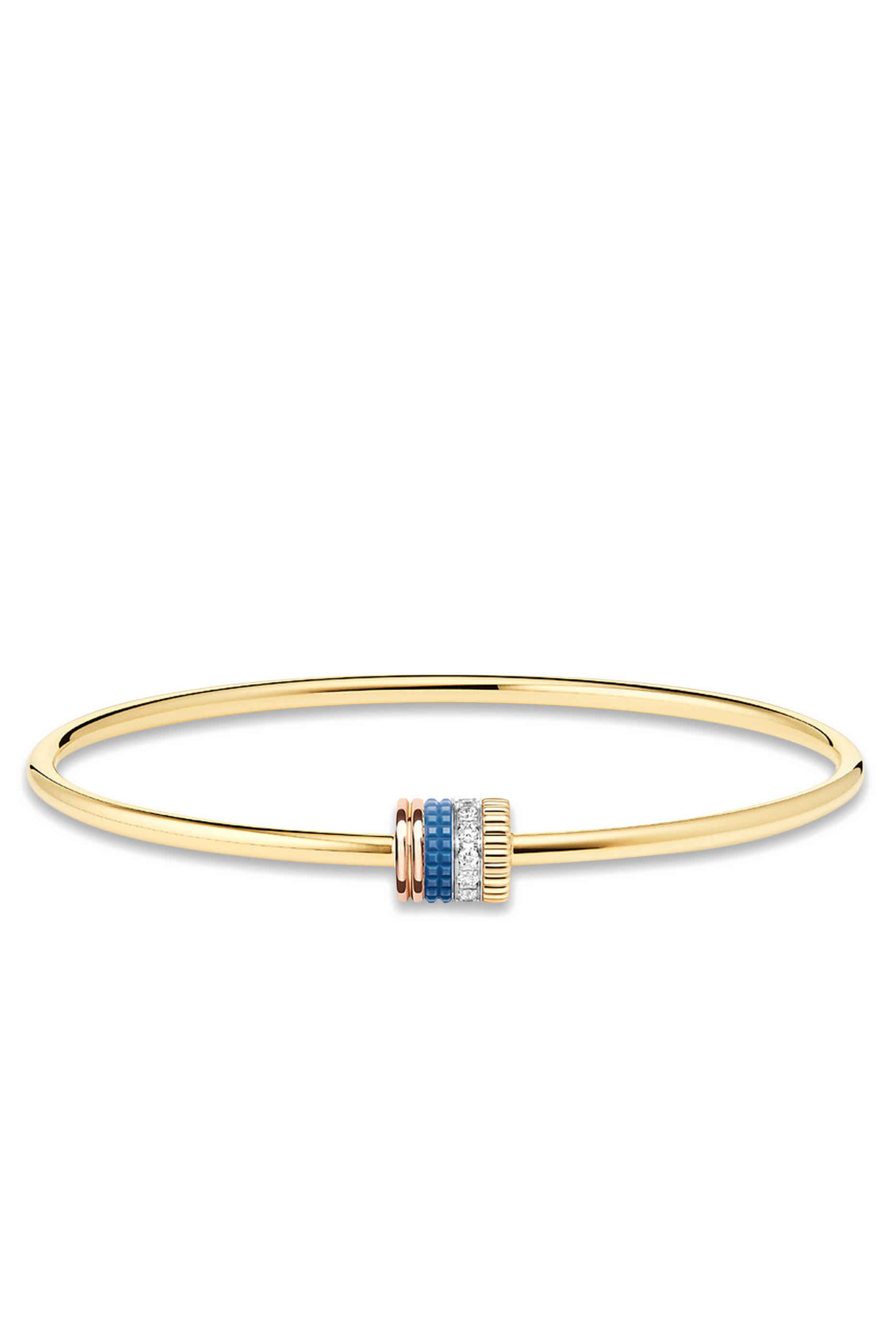 سوار كاتر كلاسيك ذهب مختلط عيار 18 وسيراميك