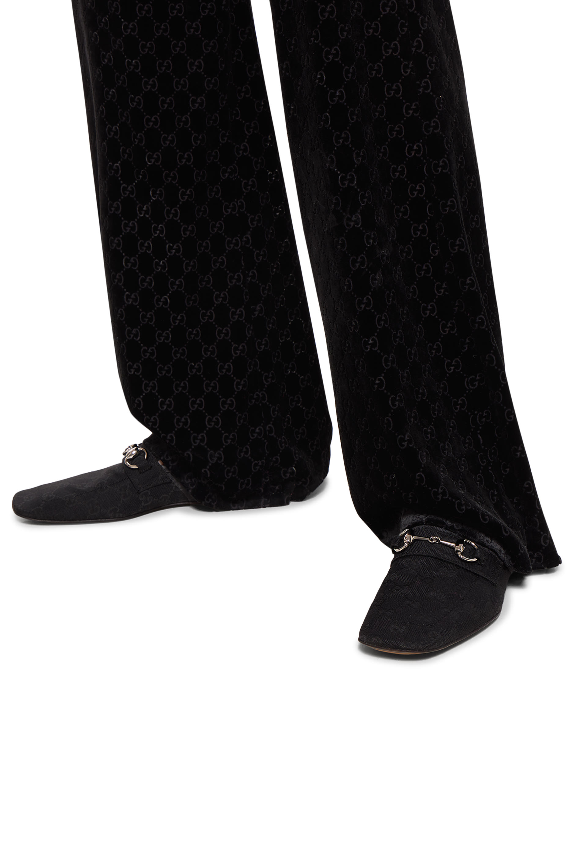 حذاء سهل الارتداء بحلية لجام الحصان