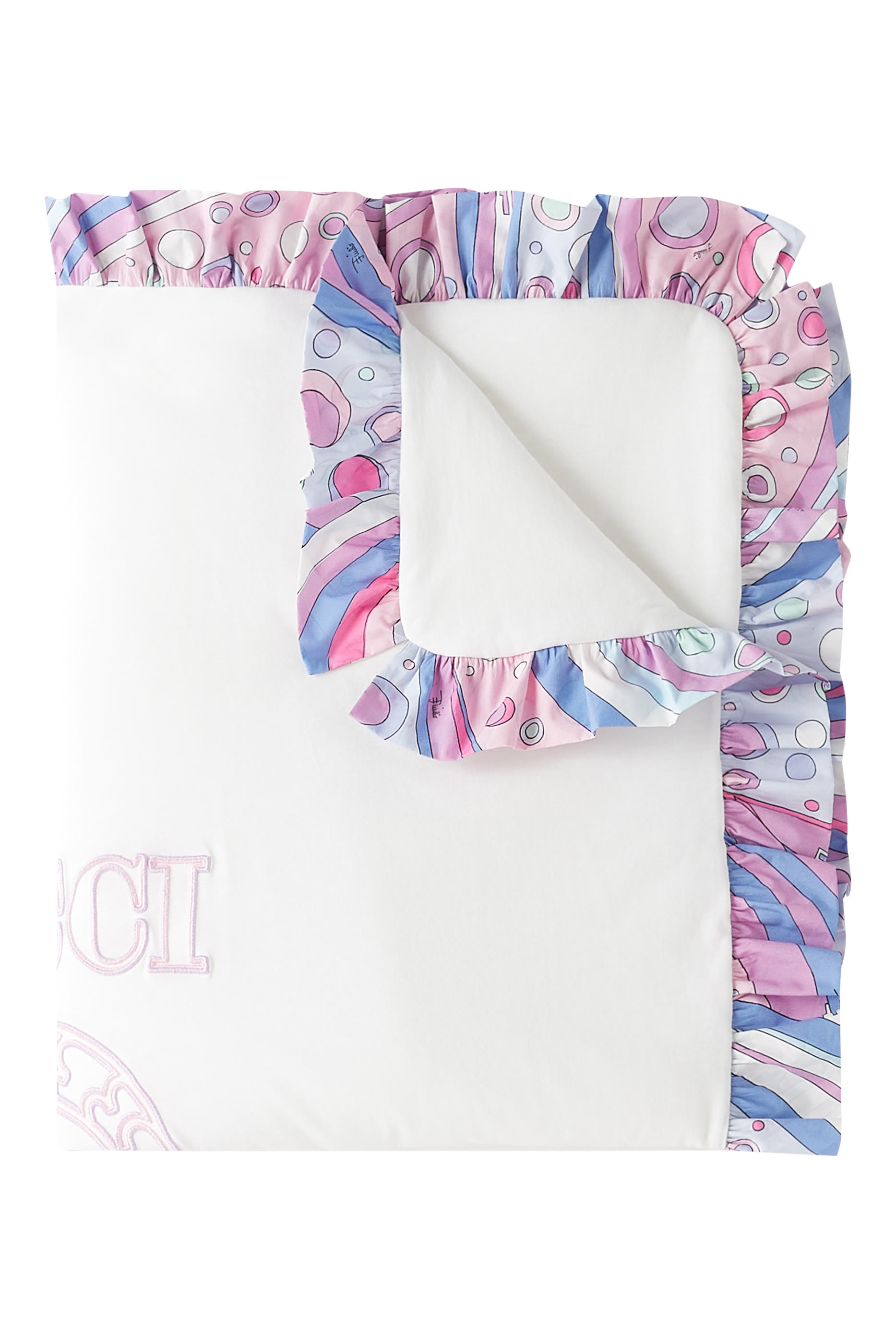 بطانية بتطريز شعار الماركة للأطفال