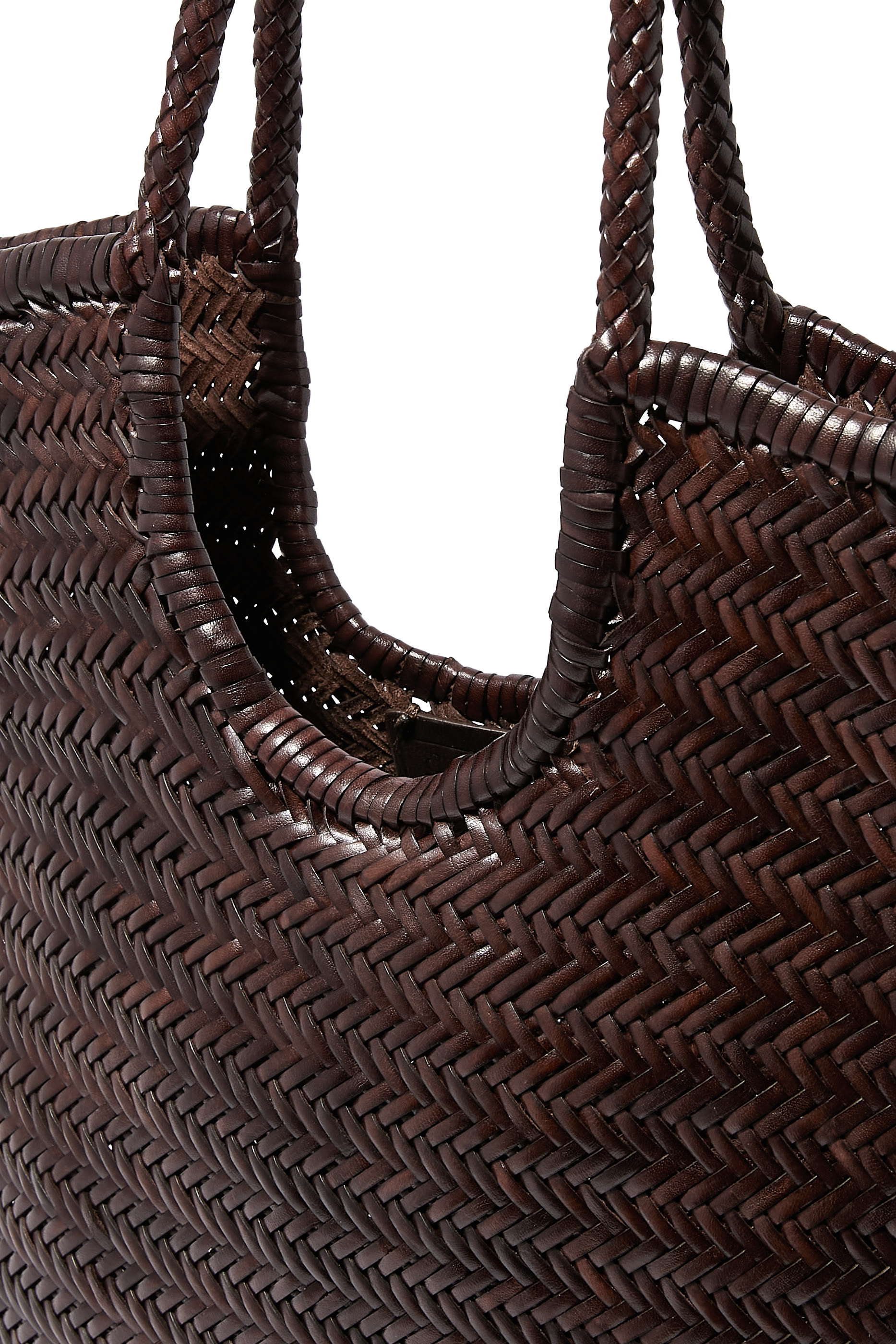 حقيبة يد ان اس تريبل جامب بتصميم مجدول