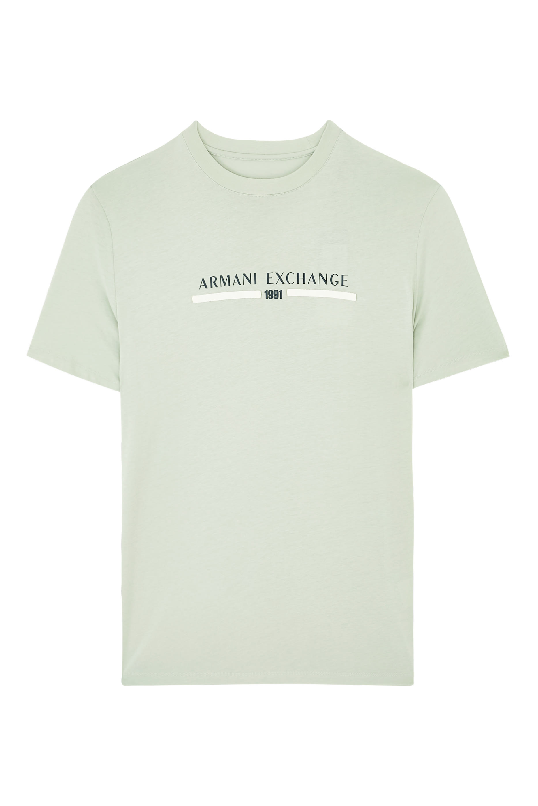 تيشيرت بأكمام قصيرة وشعار الماركة