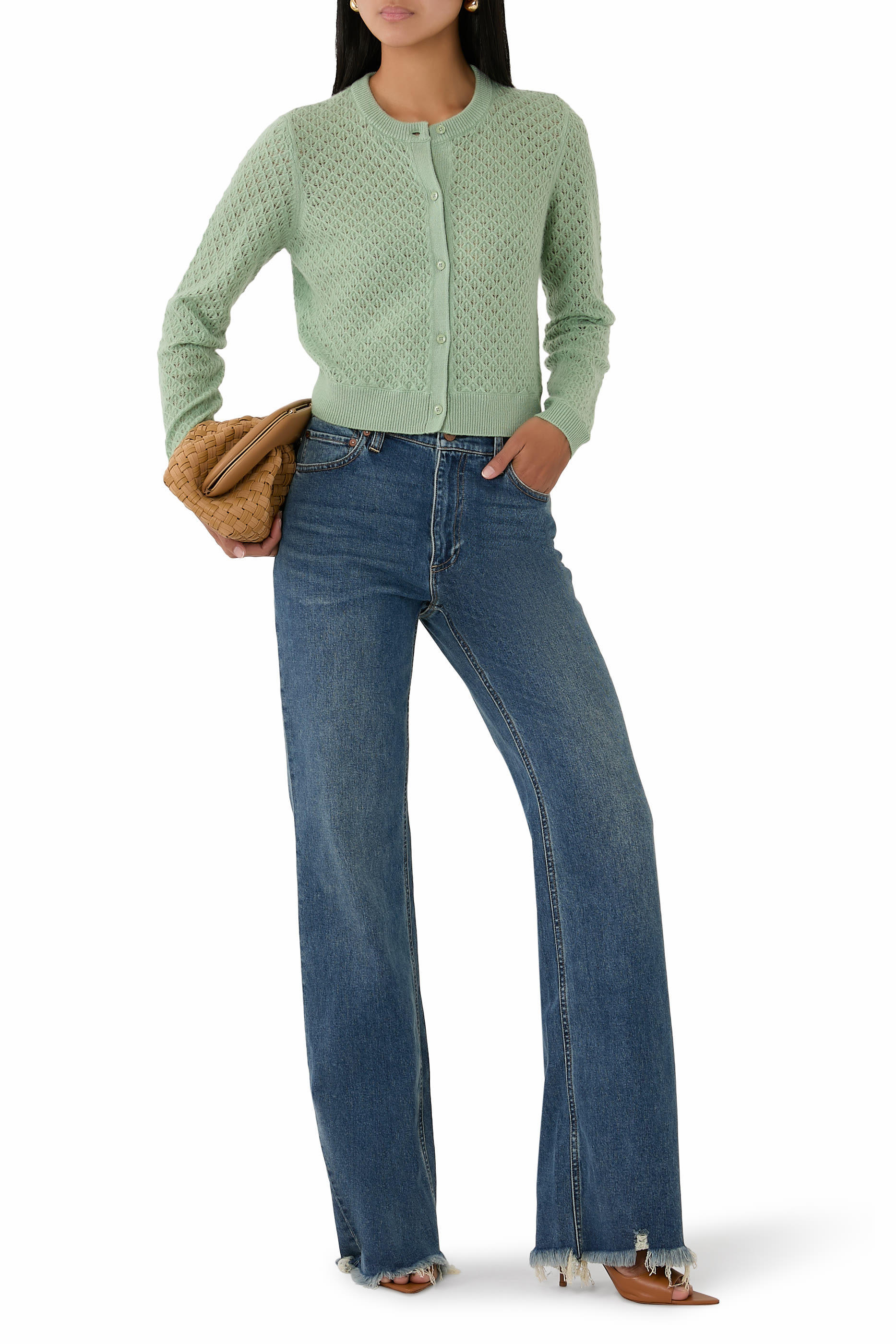 Dollie Pointelle Cardigan