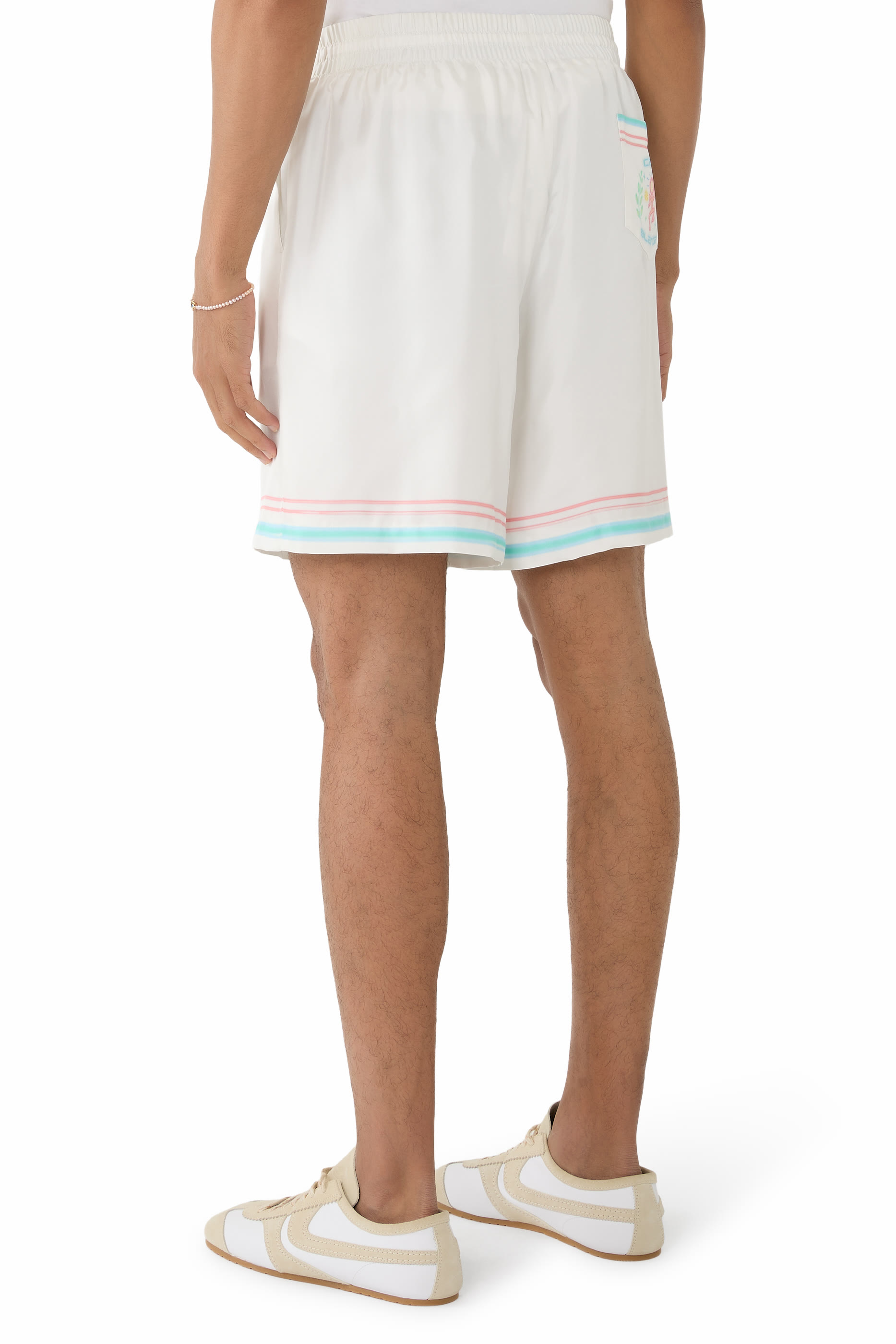 شورت سباحة دانس جوي حرير بنقشة