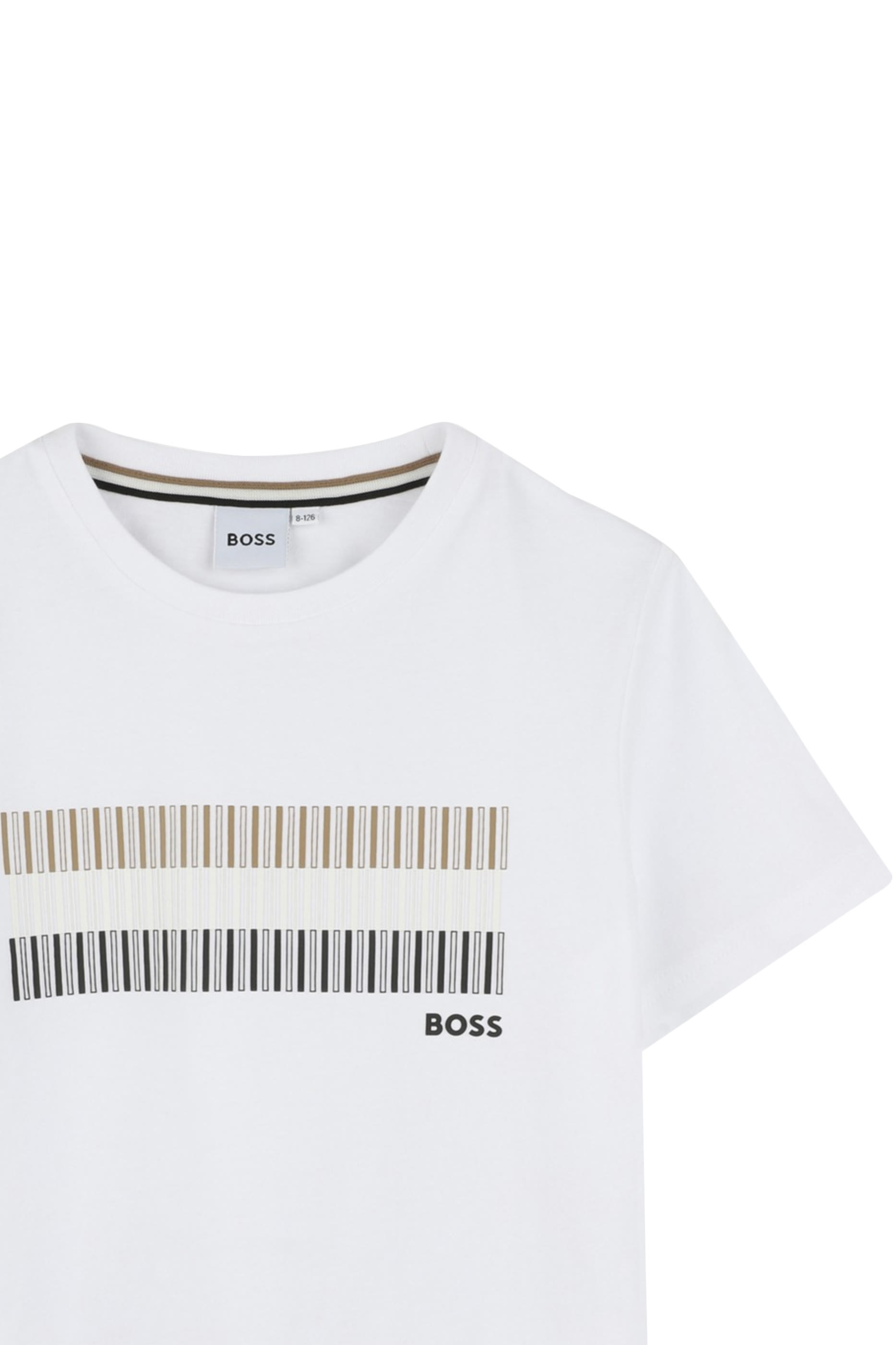 تيشيرت بشعار الماركة للأطفال