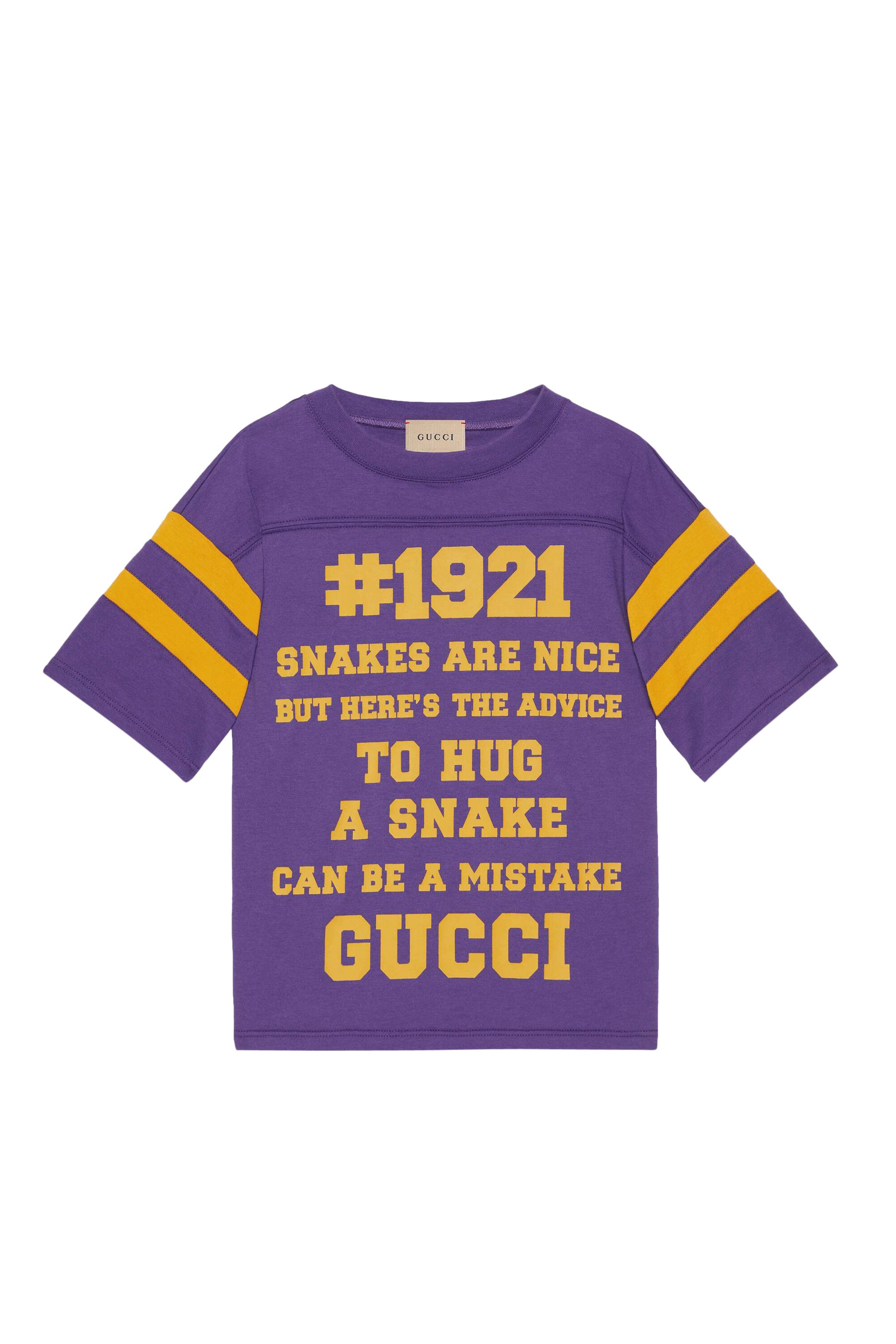 تي شيرت بطبعة شعار