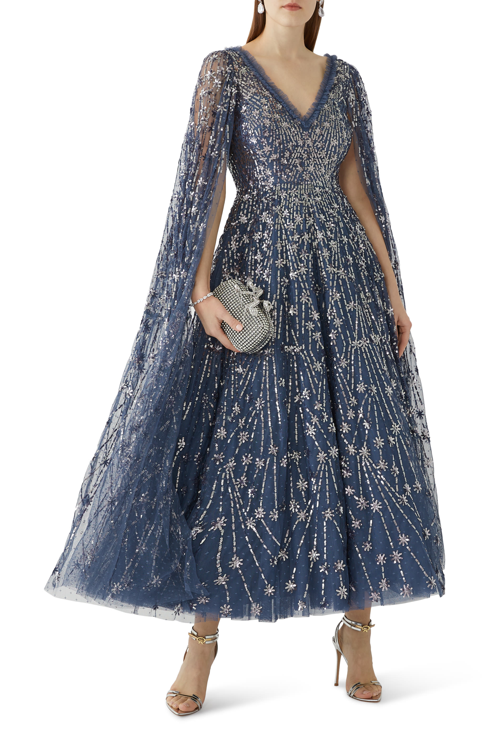 فستان سهرة كوميت بقصة بطول الكاحل