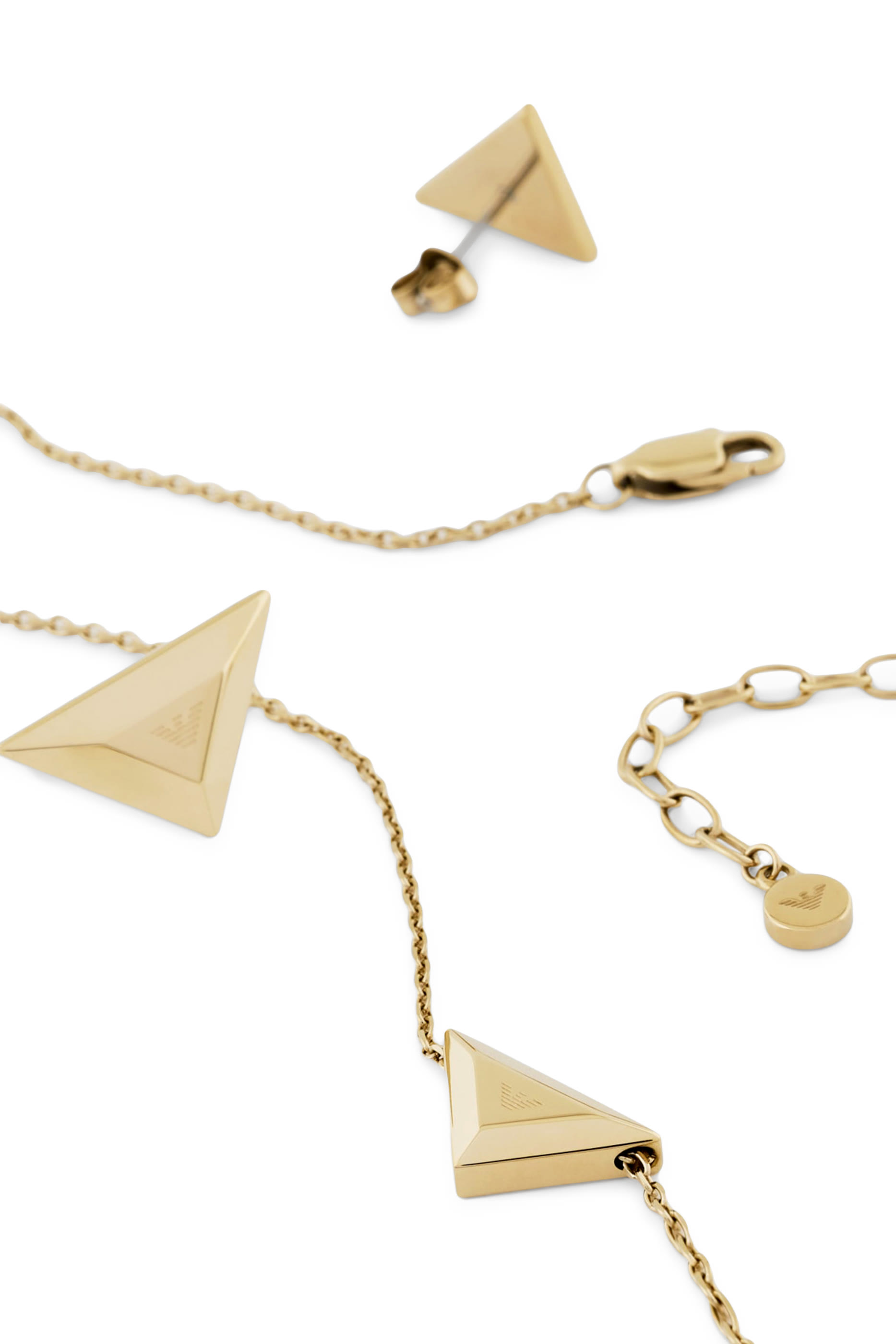 مجموعة قلادة وأقراط، ستانلس ستيل