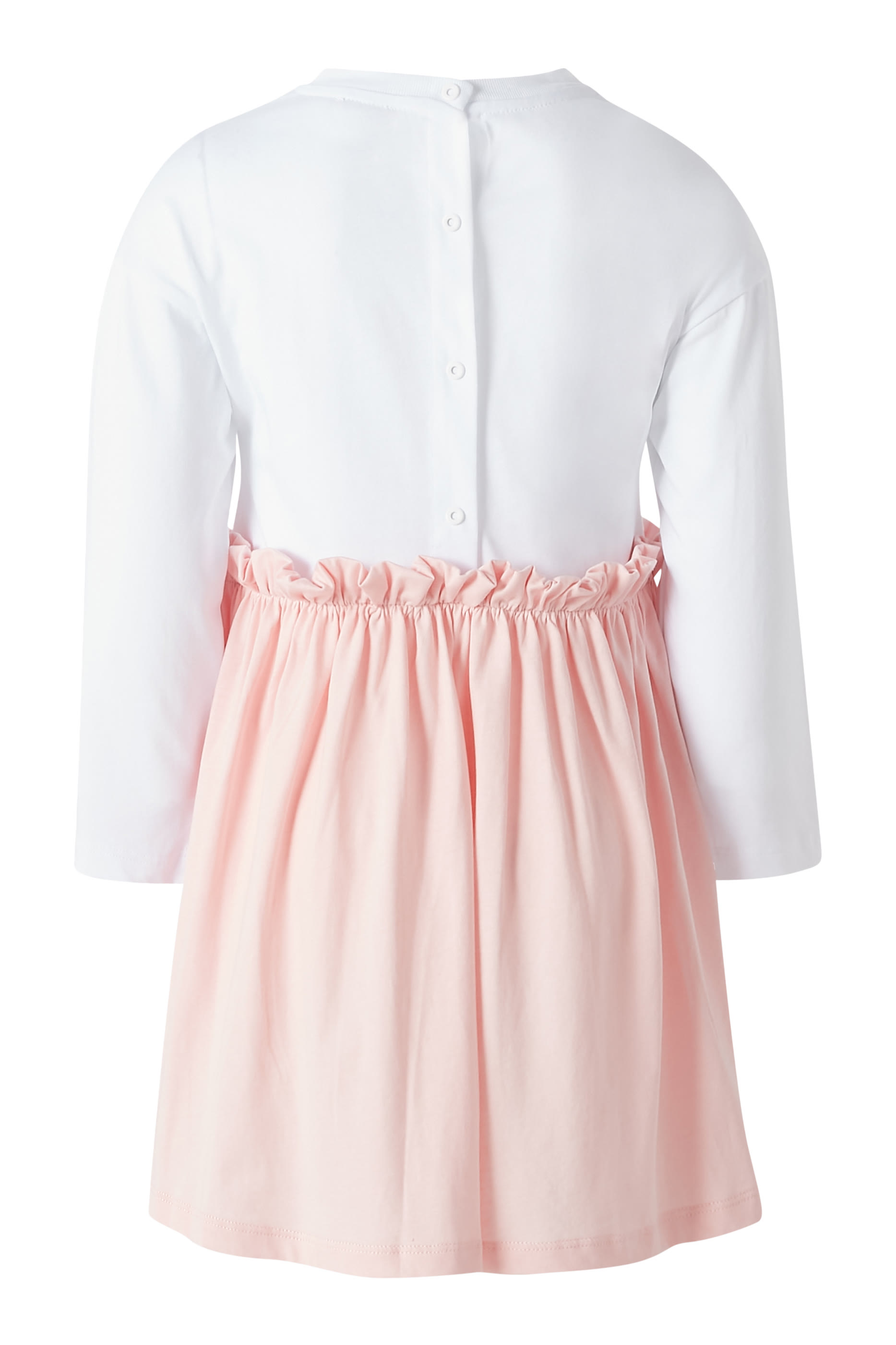 فستان بشعار الماركة بلون متدرج جيرسيه للأطفال