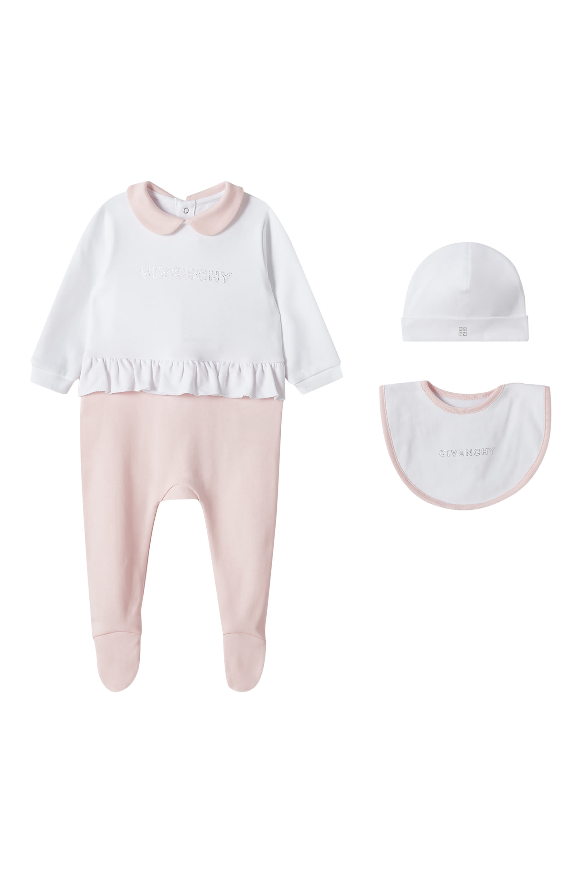 طقم لباس قطعة واحدة بشعار الماركة للأطفال