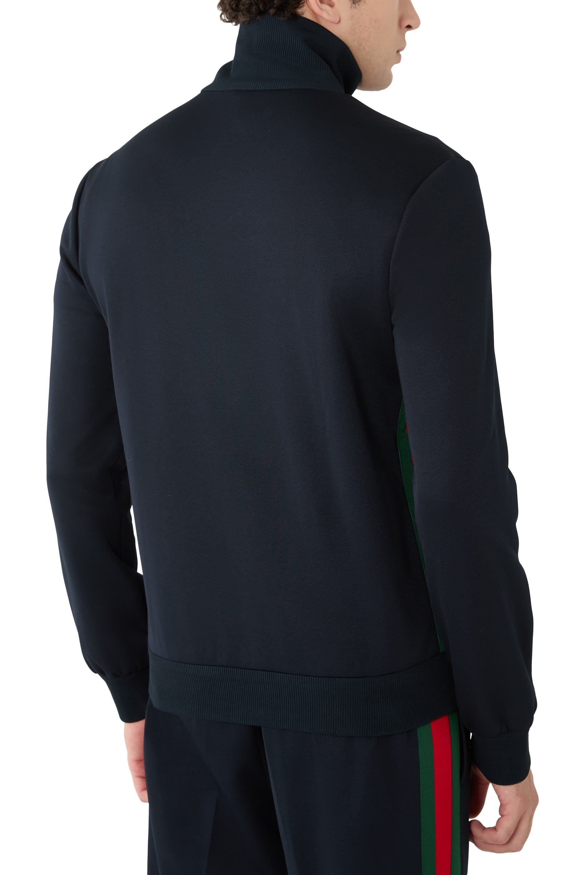 جاكيت بسحاب وشريط ويب جيرسيه معالج