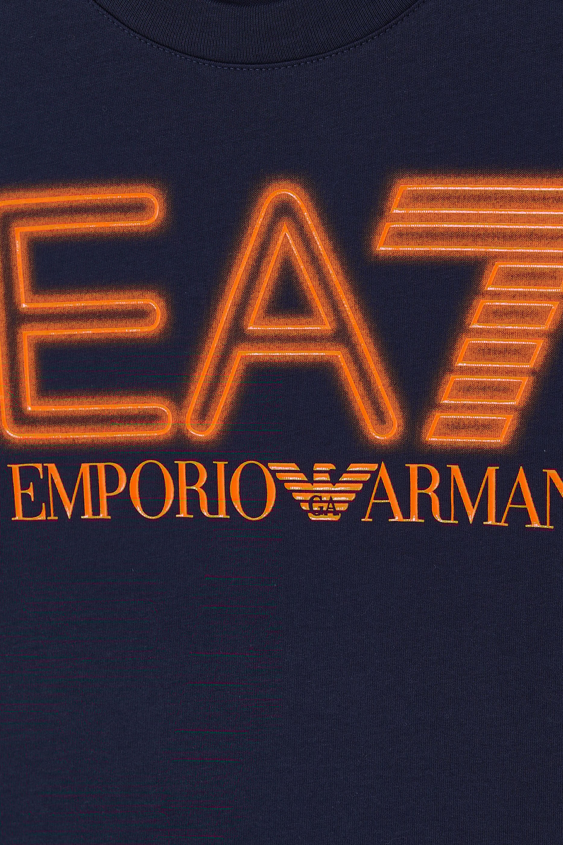 تيشيرت للأطفال بشعار الماركة بحجم كبير