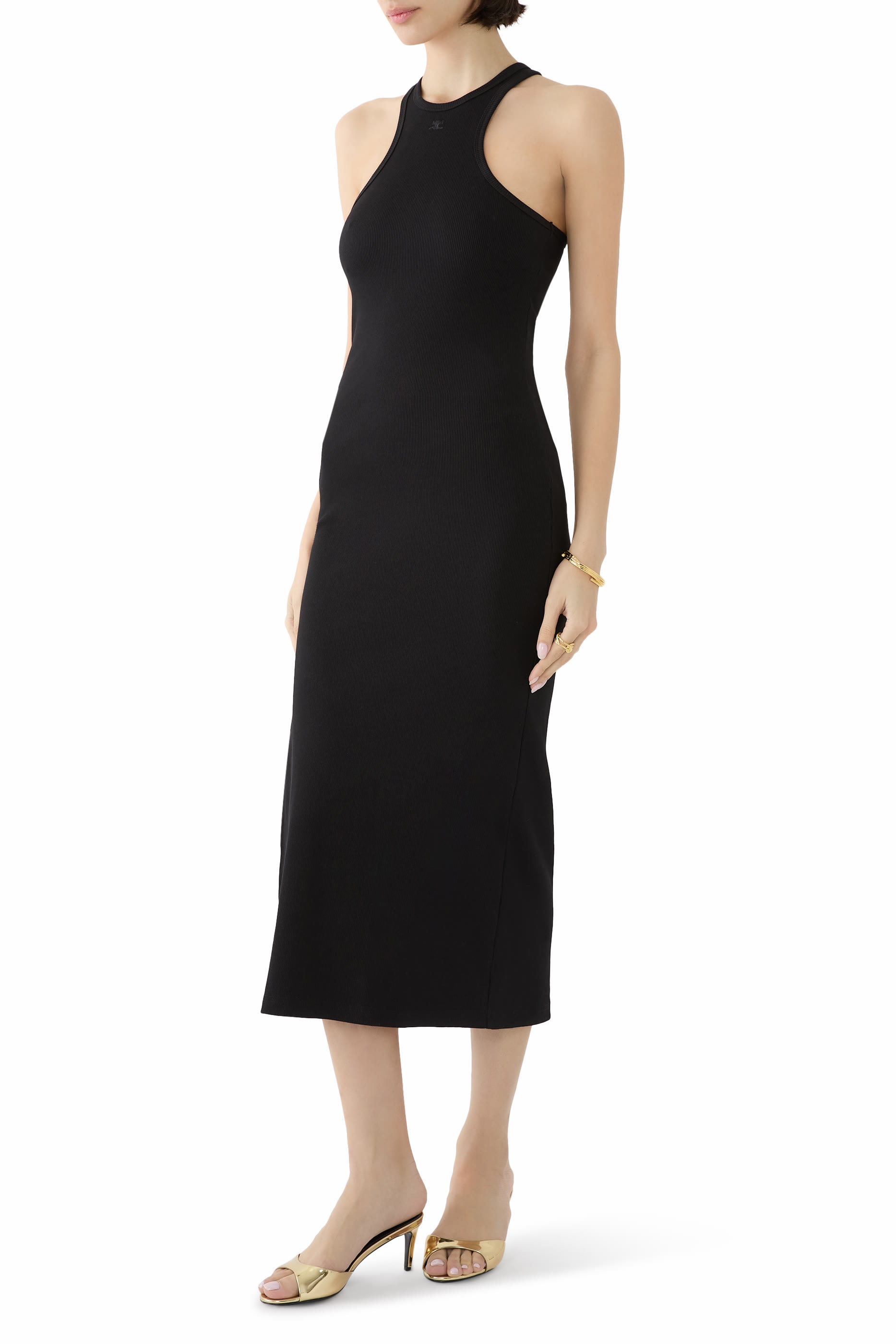 فستان ناينتيز سكوبا مضلع