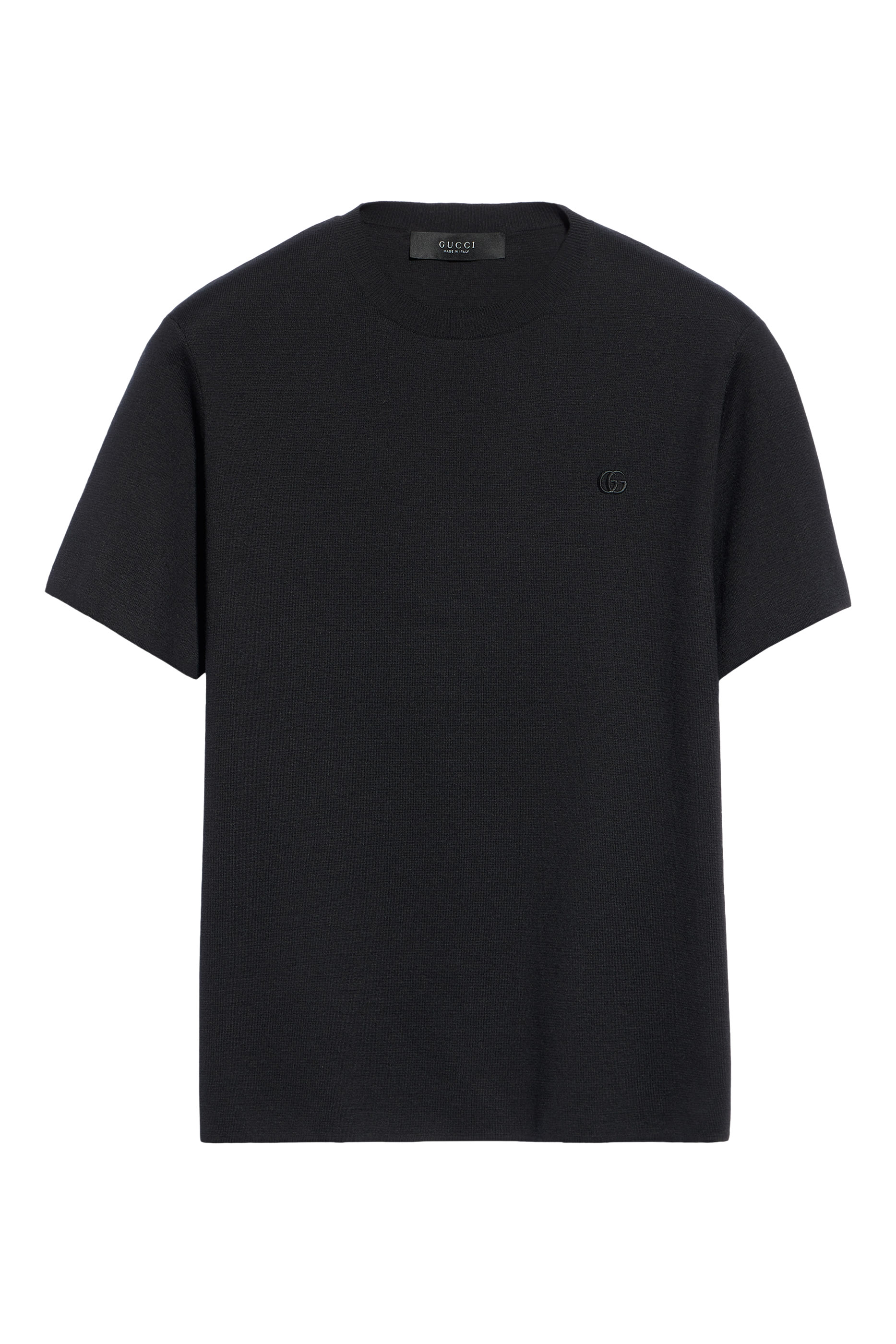 تيشيرت مطرز نسيج قطن وحرير