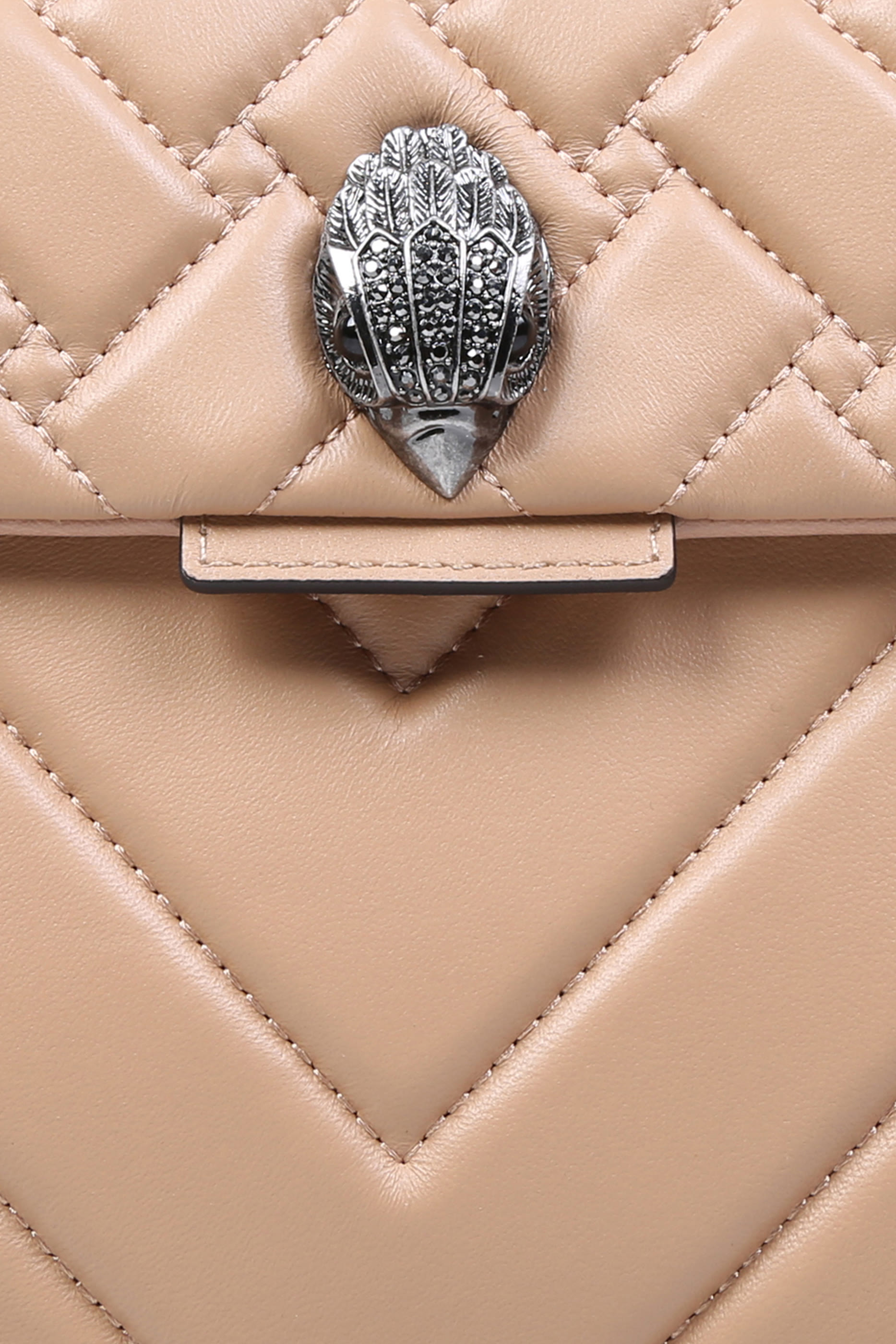 حقيبة كتف كنسينغتون جلد مبطن